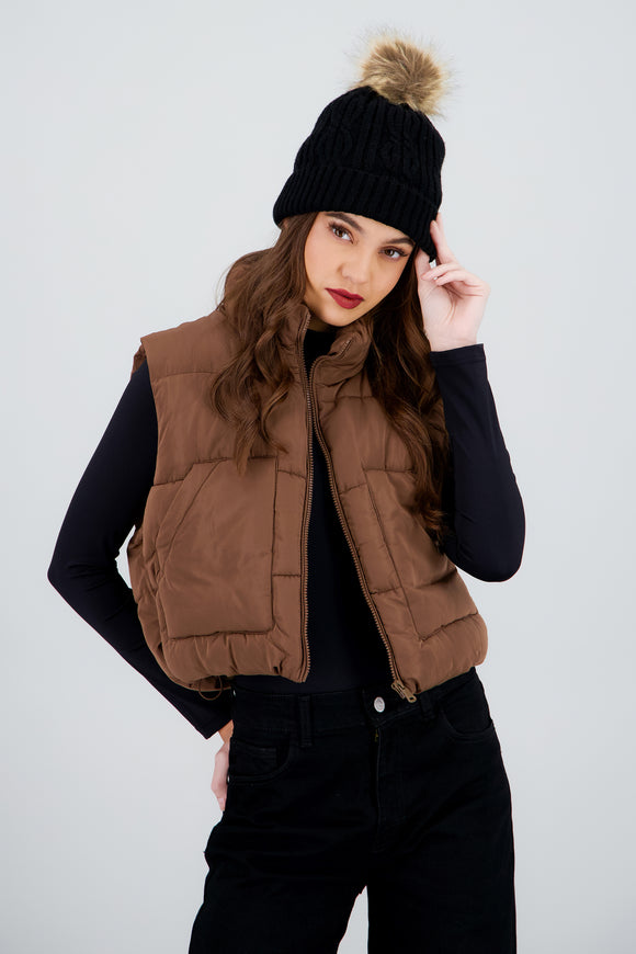 Gorro punto pompón