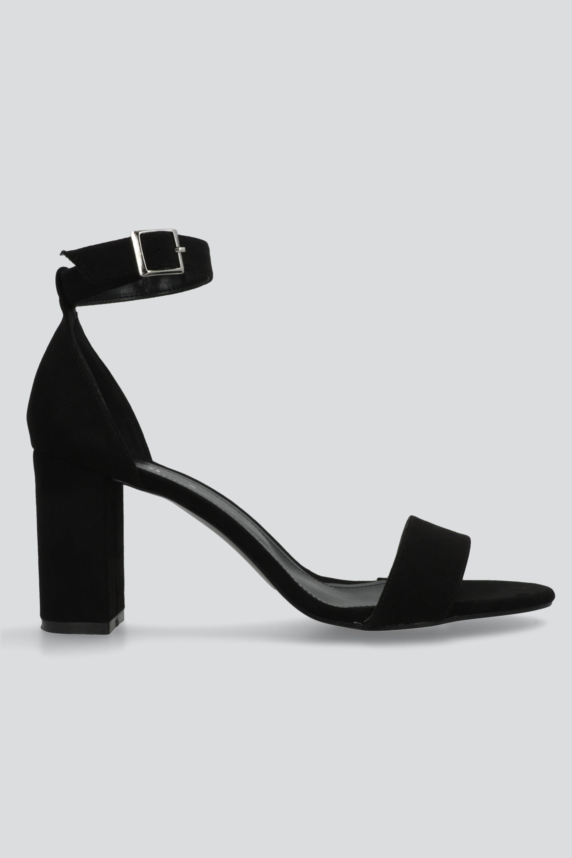 Tacon Tiras Basico Suede NEGRO