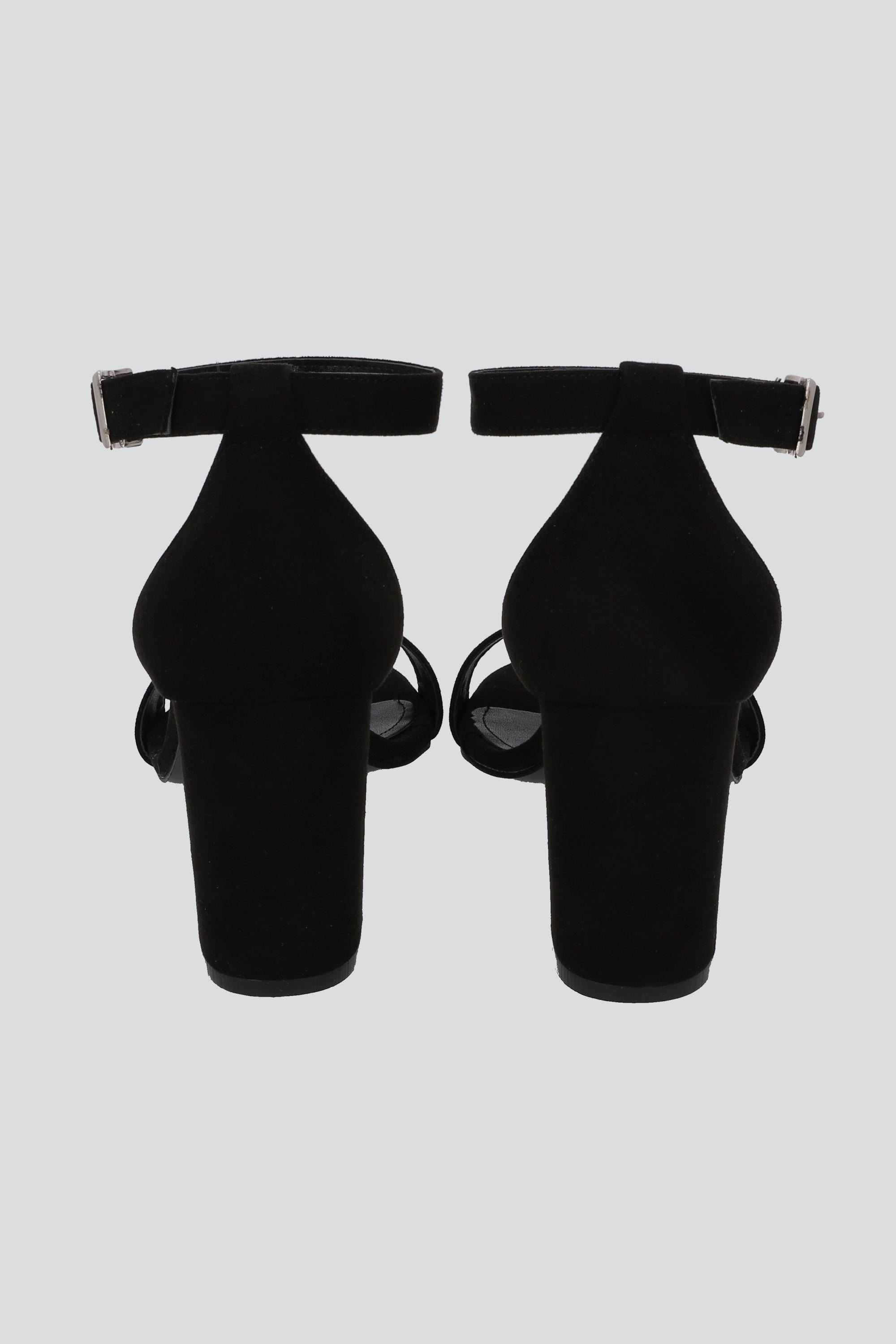 Tacon Tiras Basico Suede NEGRO