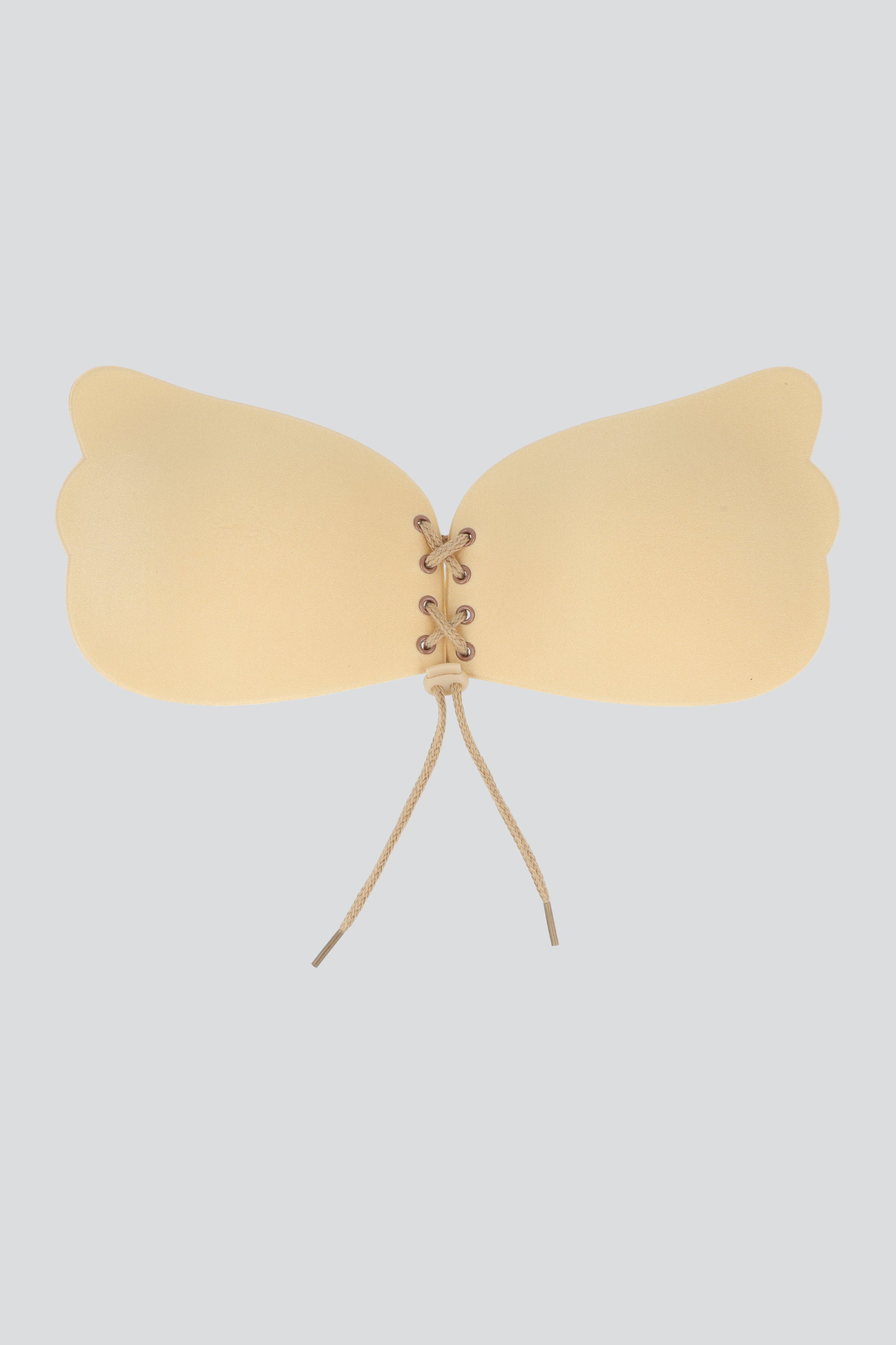 Bra silicón agujetas NUDE
