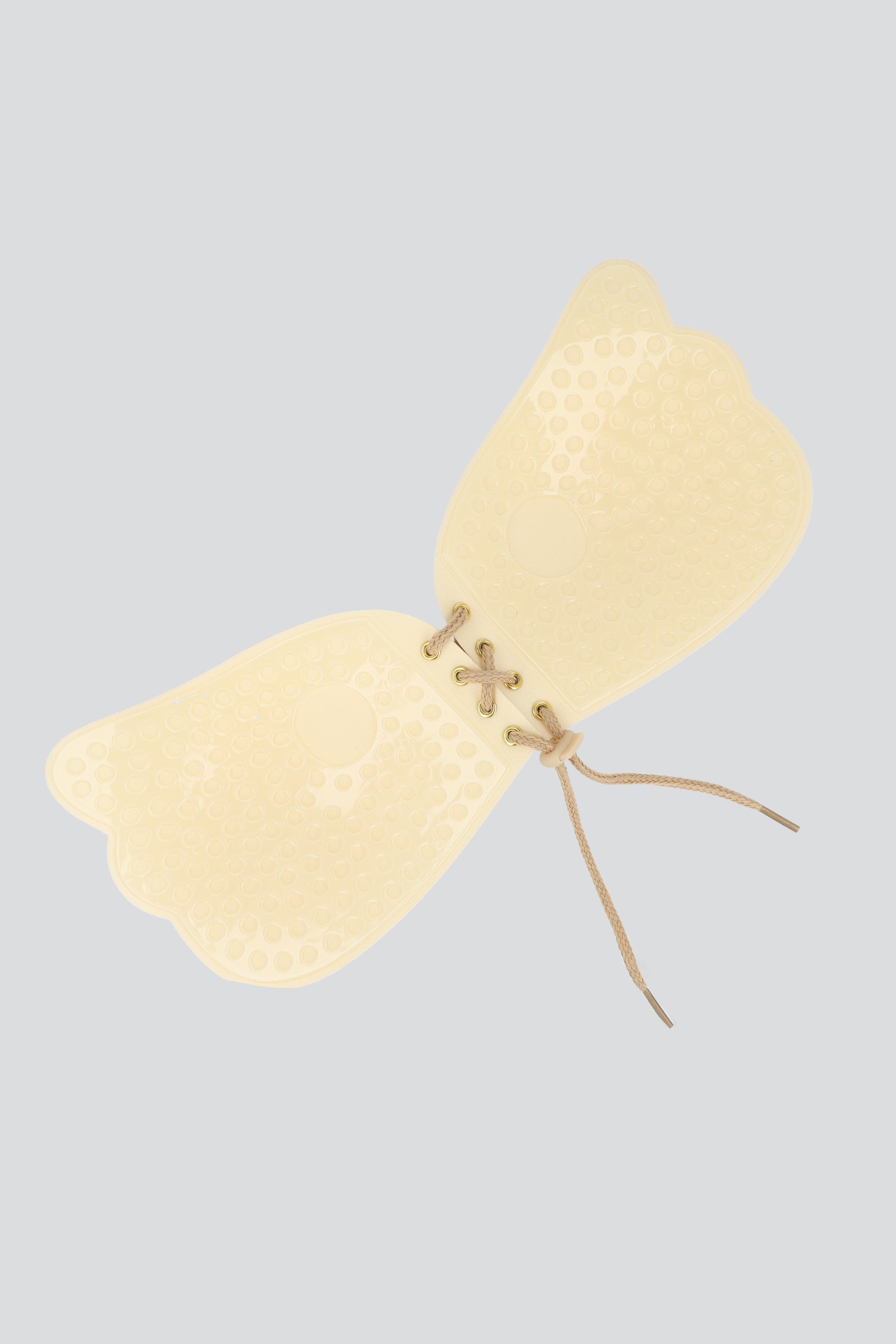 Bra silicón agujetas NUDE