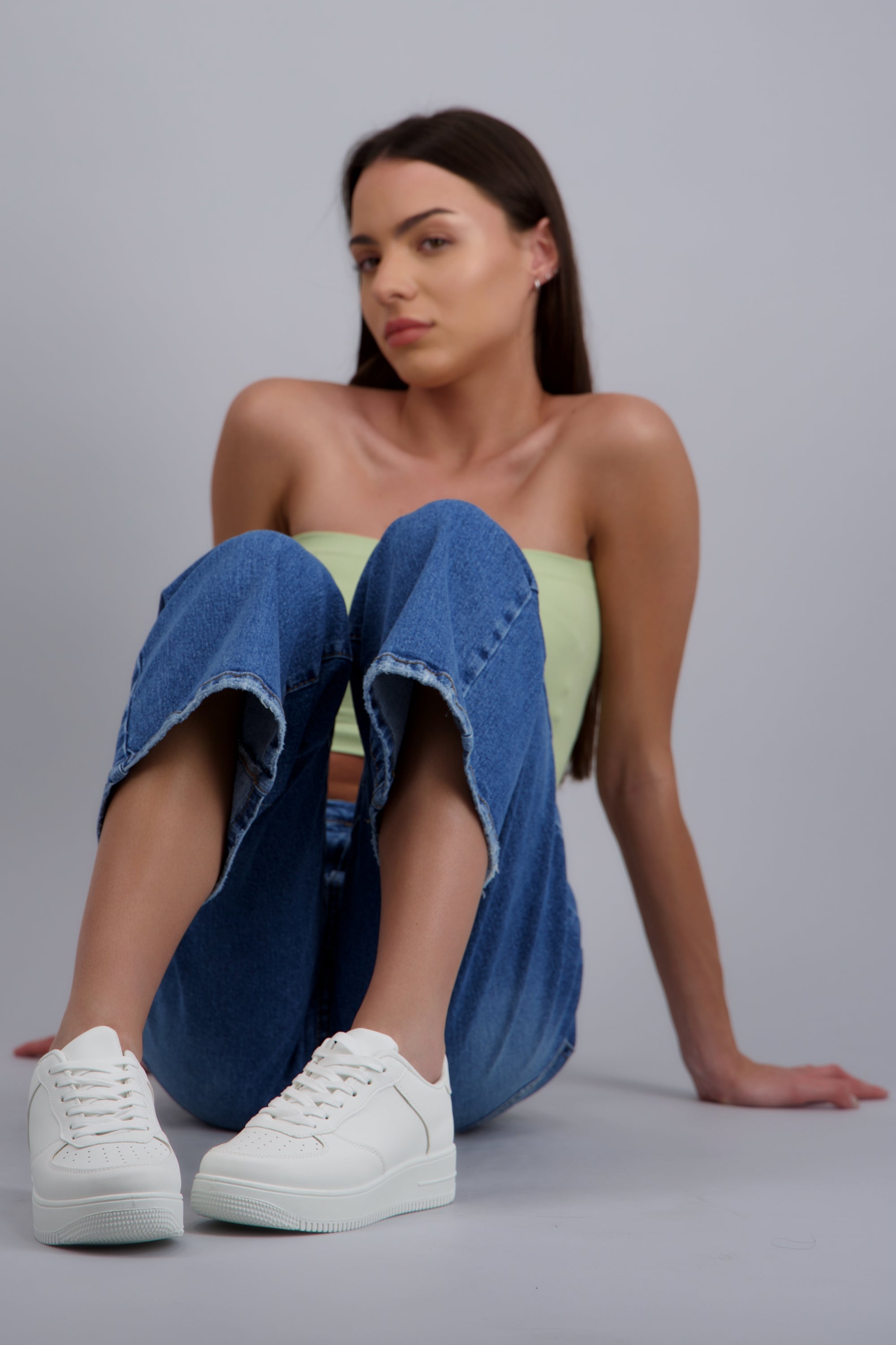 Tenis Retro Perforado BLANCO