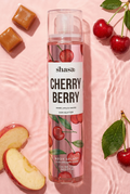 Body splash glitter cherry berry