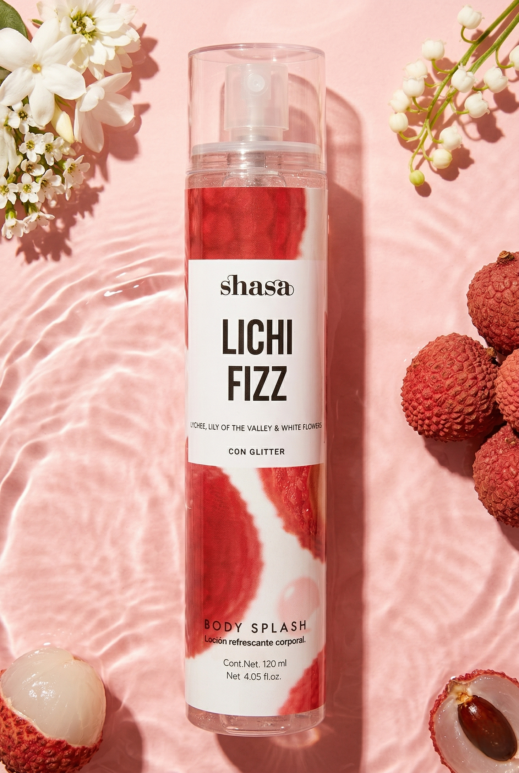 Body splash lichi fizz 120ml ROJO