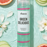 Body Splash Glitter Green Delicious  120 Ml