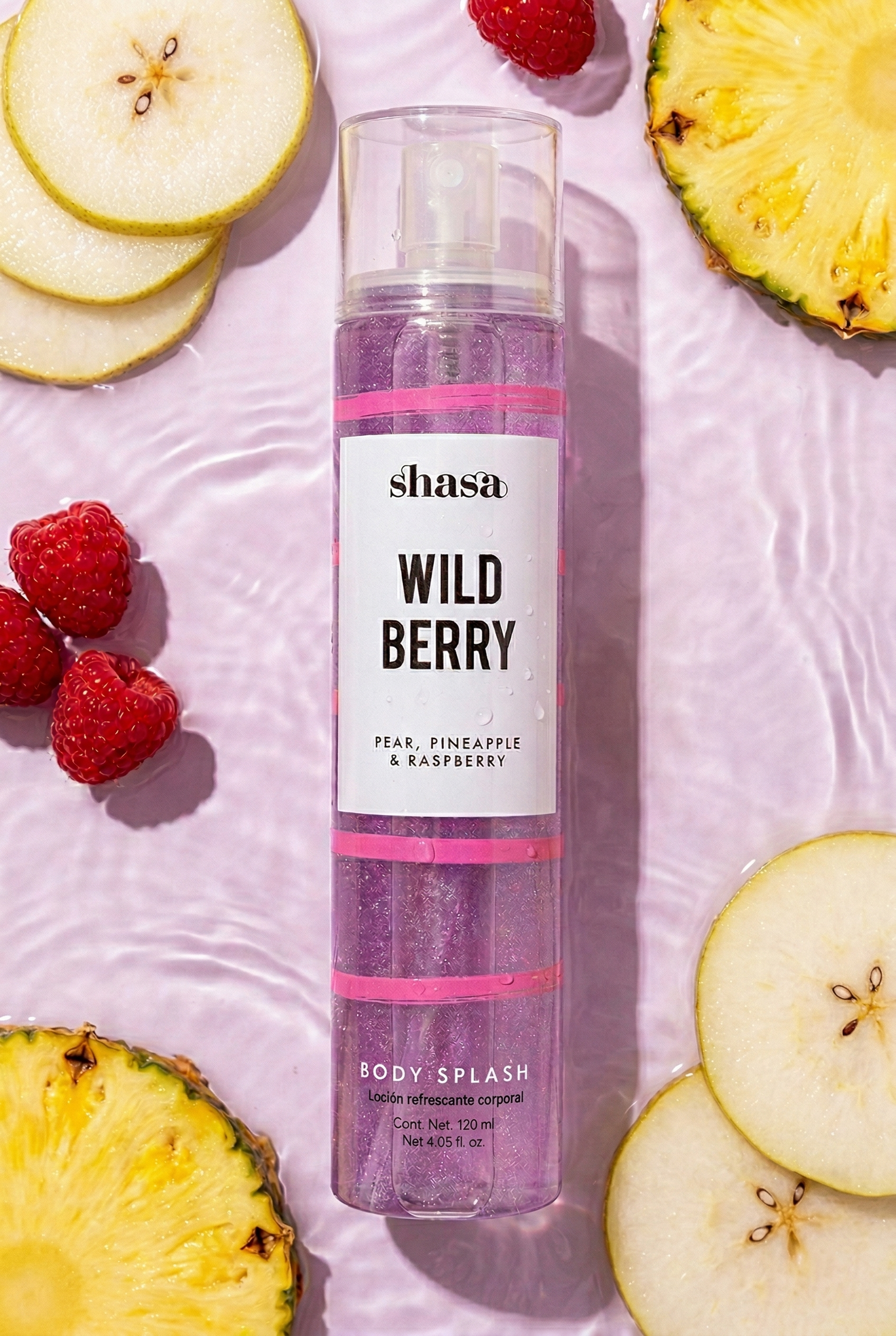 Body splash glitter Wild Berry MORADO