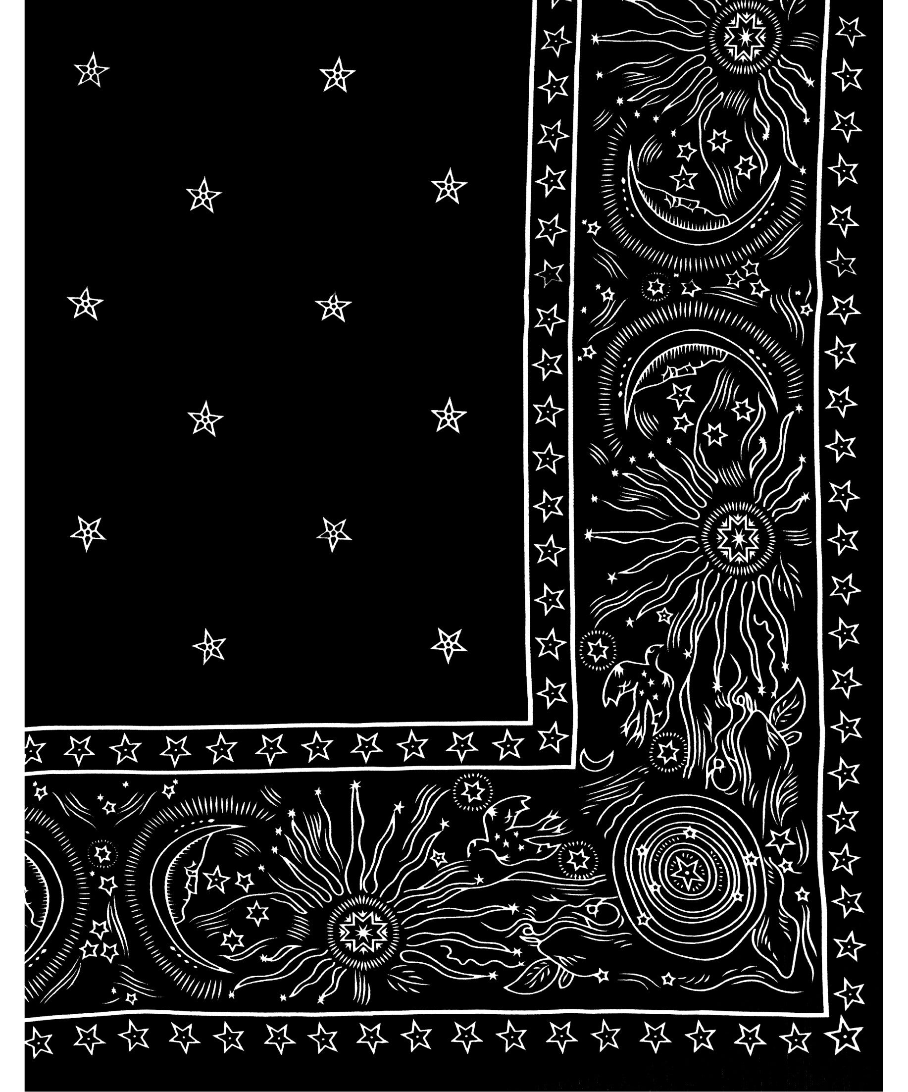 Pañuelo estampado tarot