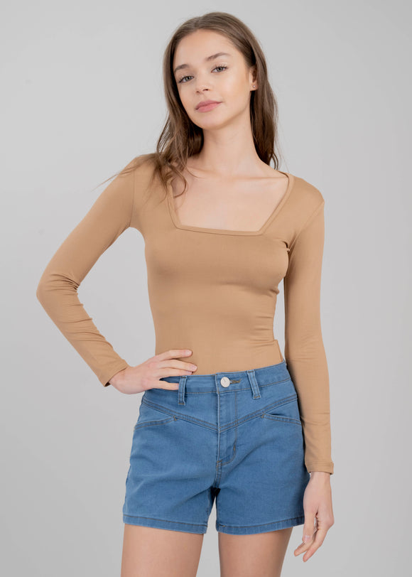 Bodysuit Liso Escote