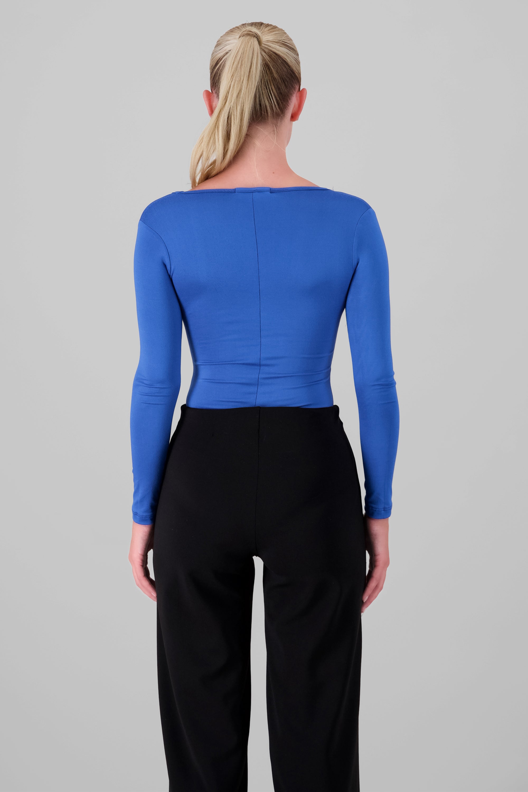 Bodysuit Liso Escote AZUL PATO