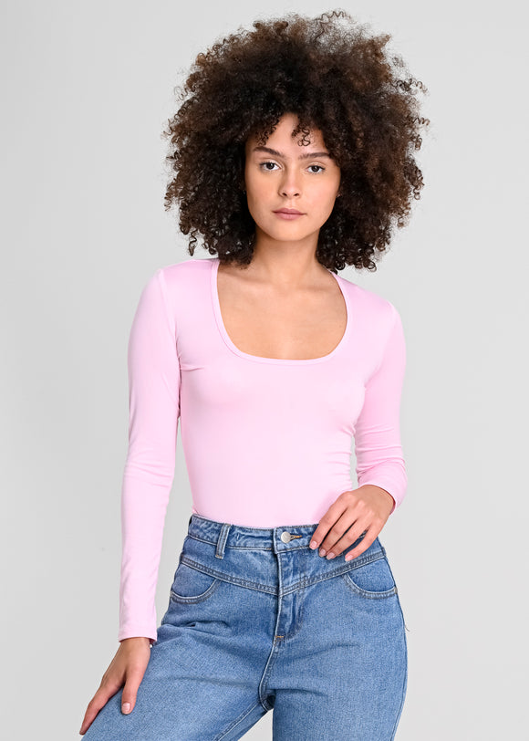 Bodysuit Liso Escote