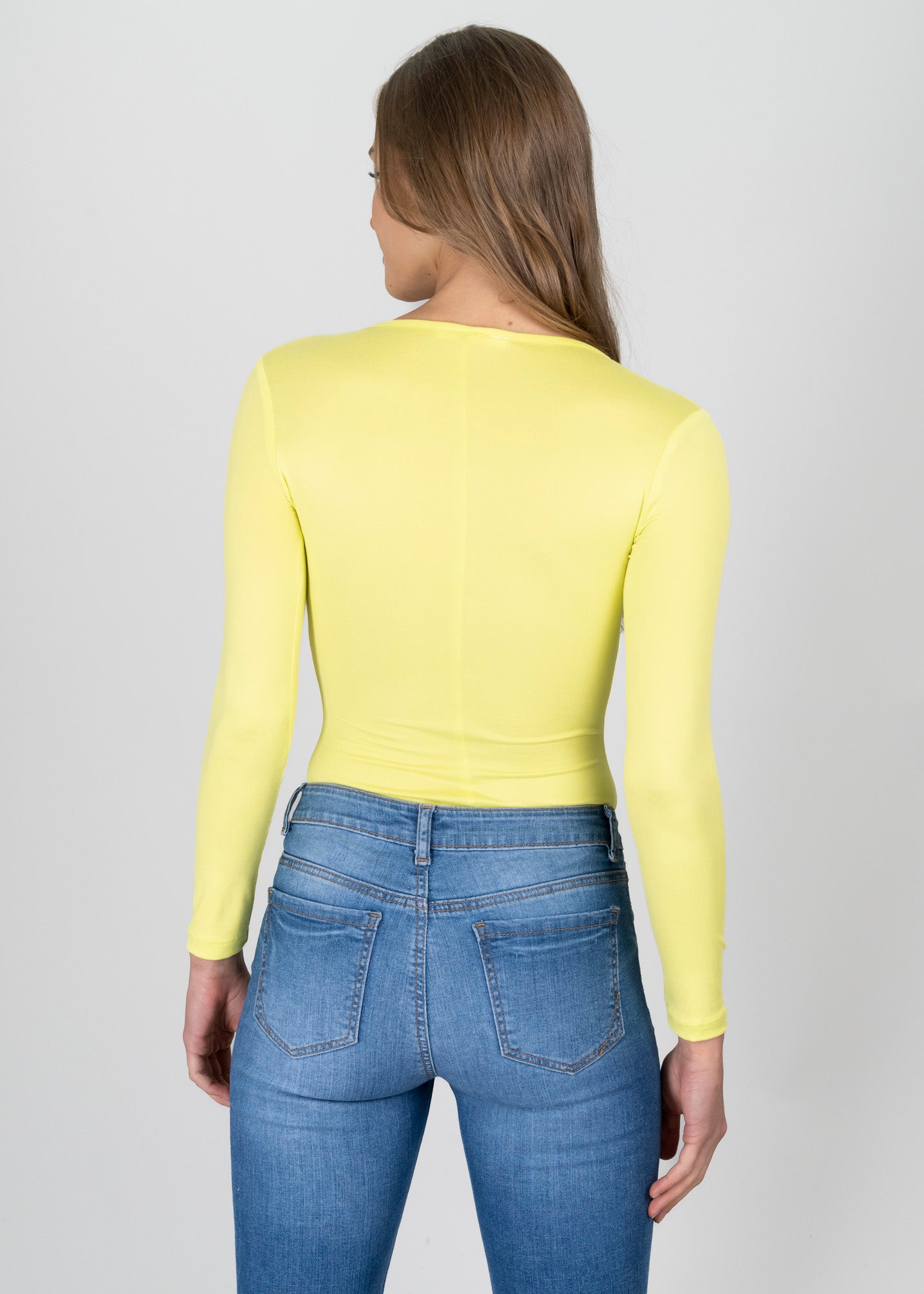 Bodysuit Liso Escote VERDE LIMA