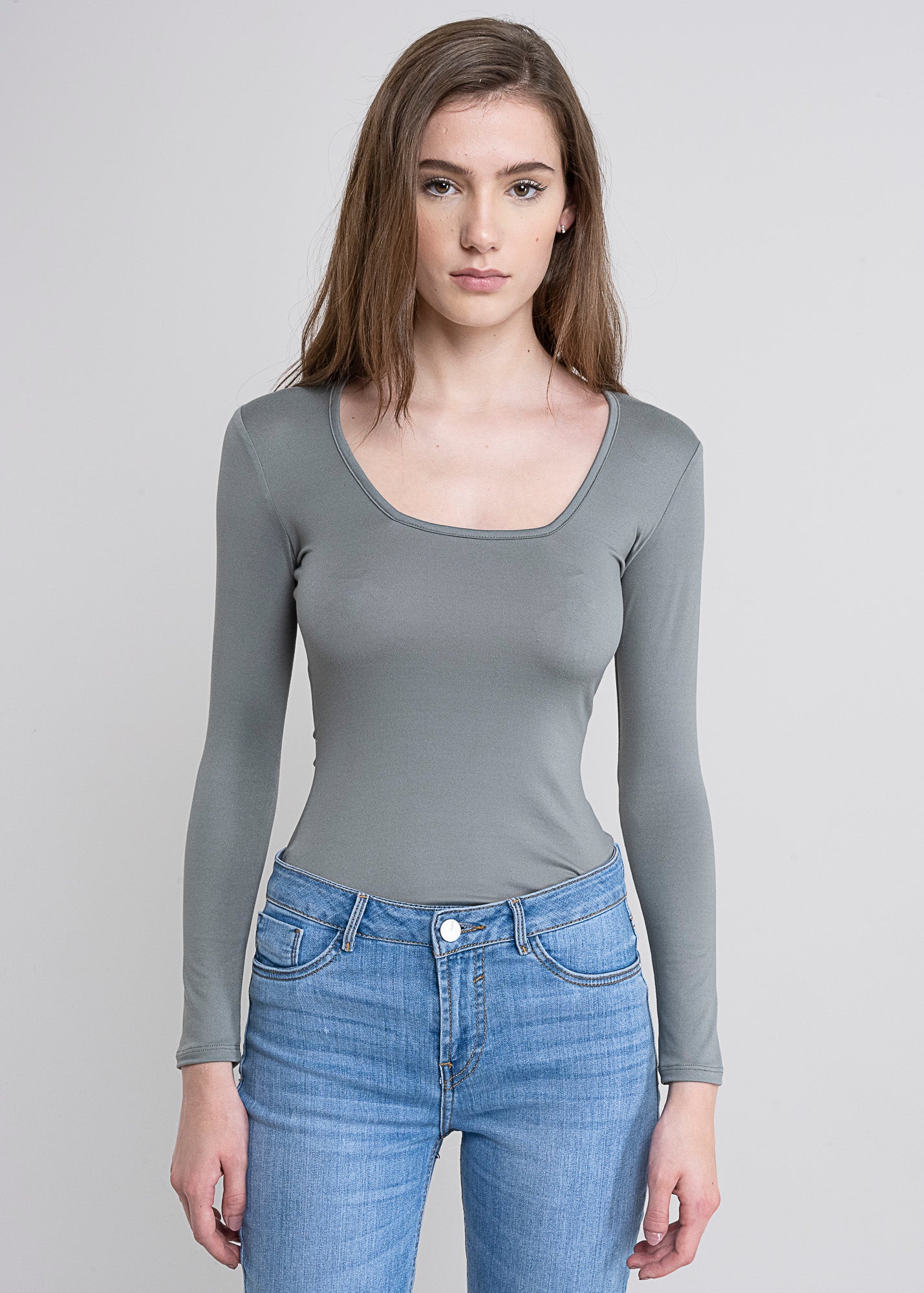 Bodysuit Liso Escote VERDE