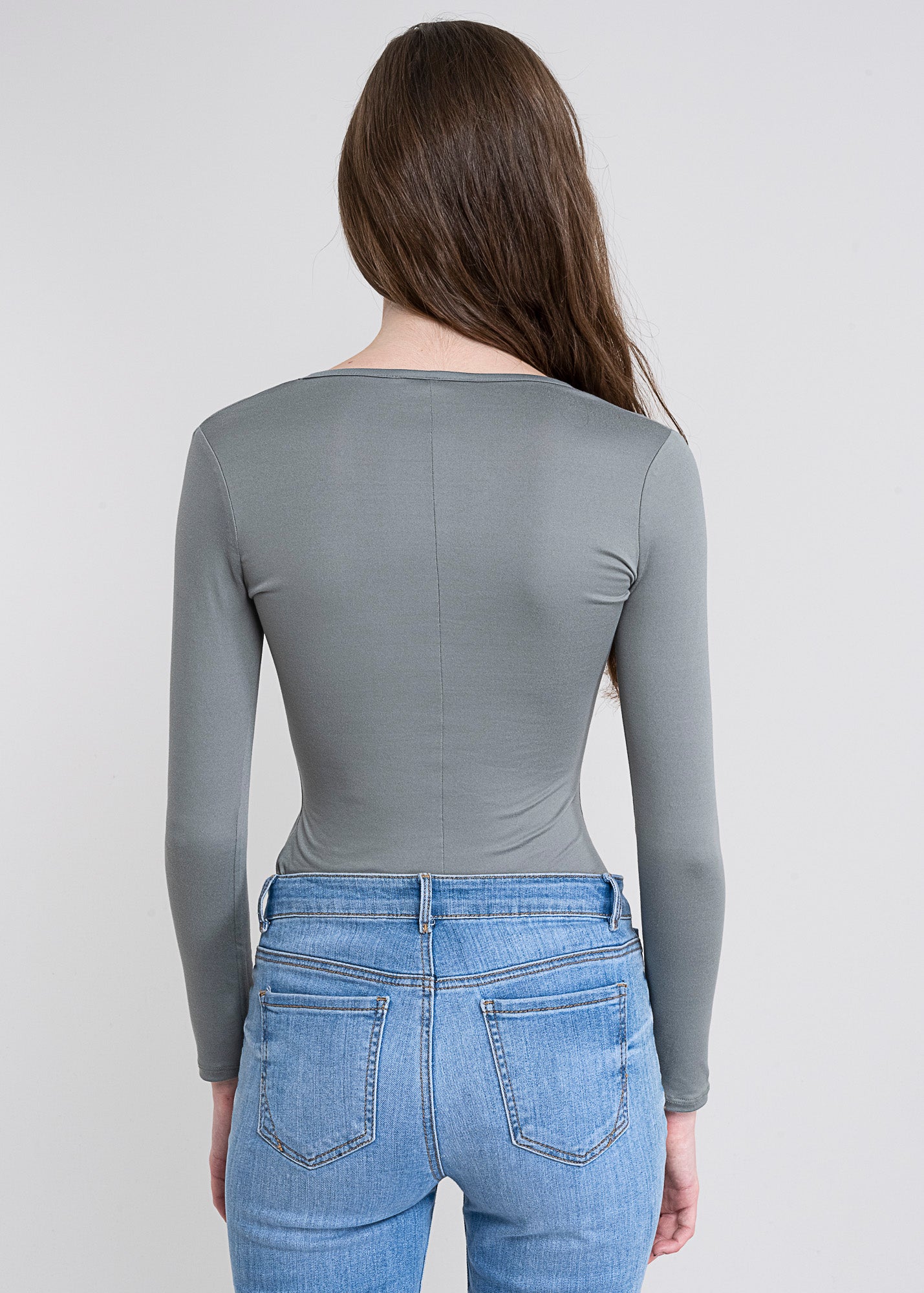 Bodysuit Liso Escote VERDE
