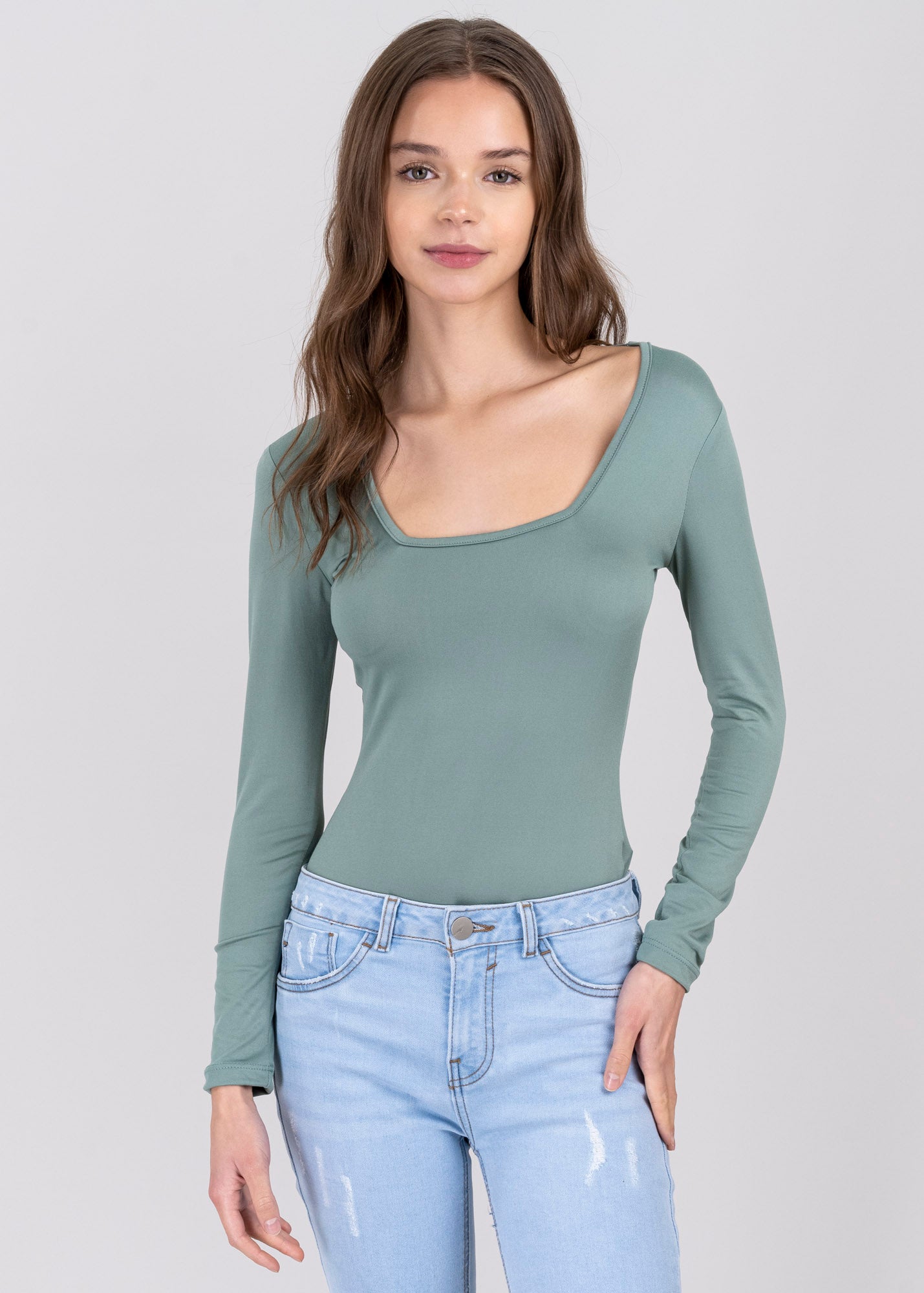 Bodysuit Liso Escote JADE