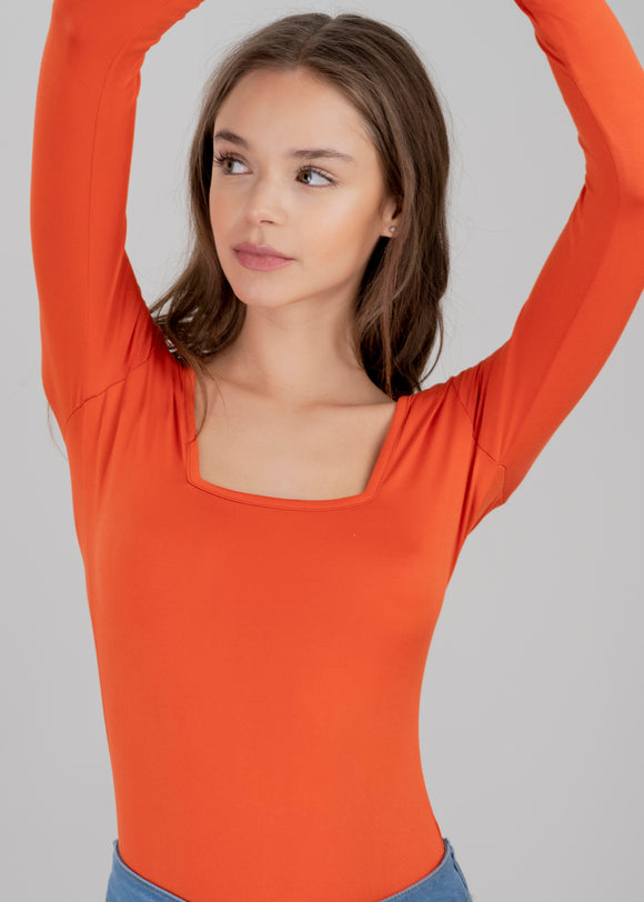 Bodysuit Liso Escote