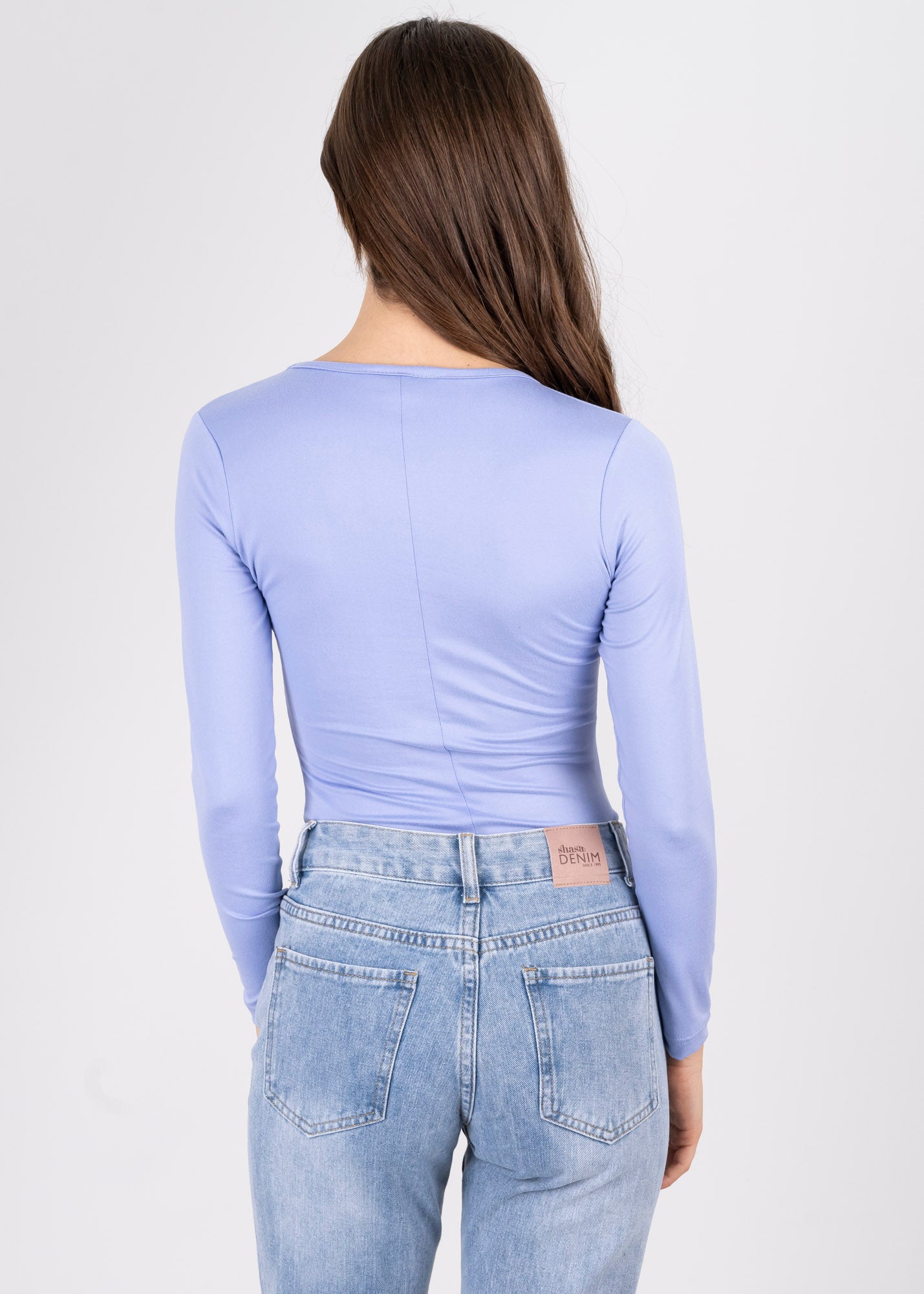 Bodysuit Liso Escote LILA OBSCURO