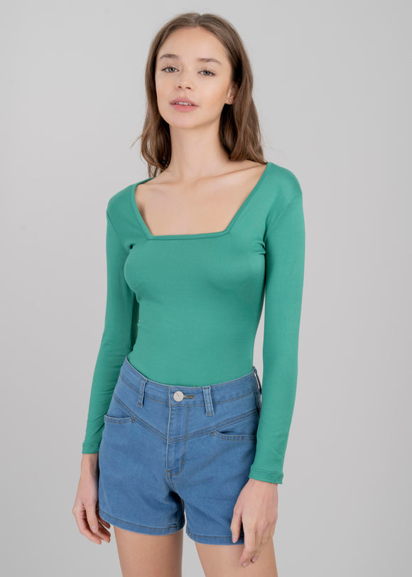 Bodysuit Liso Escote