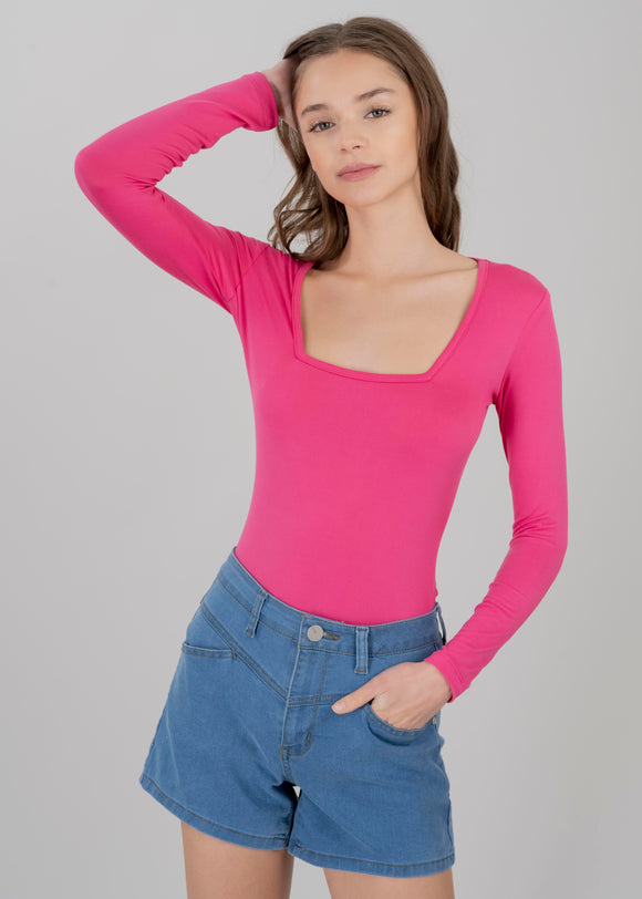 Bodysuit Liso Escote