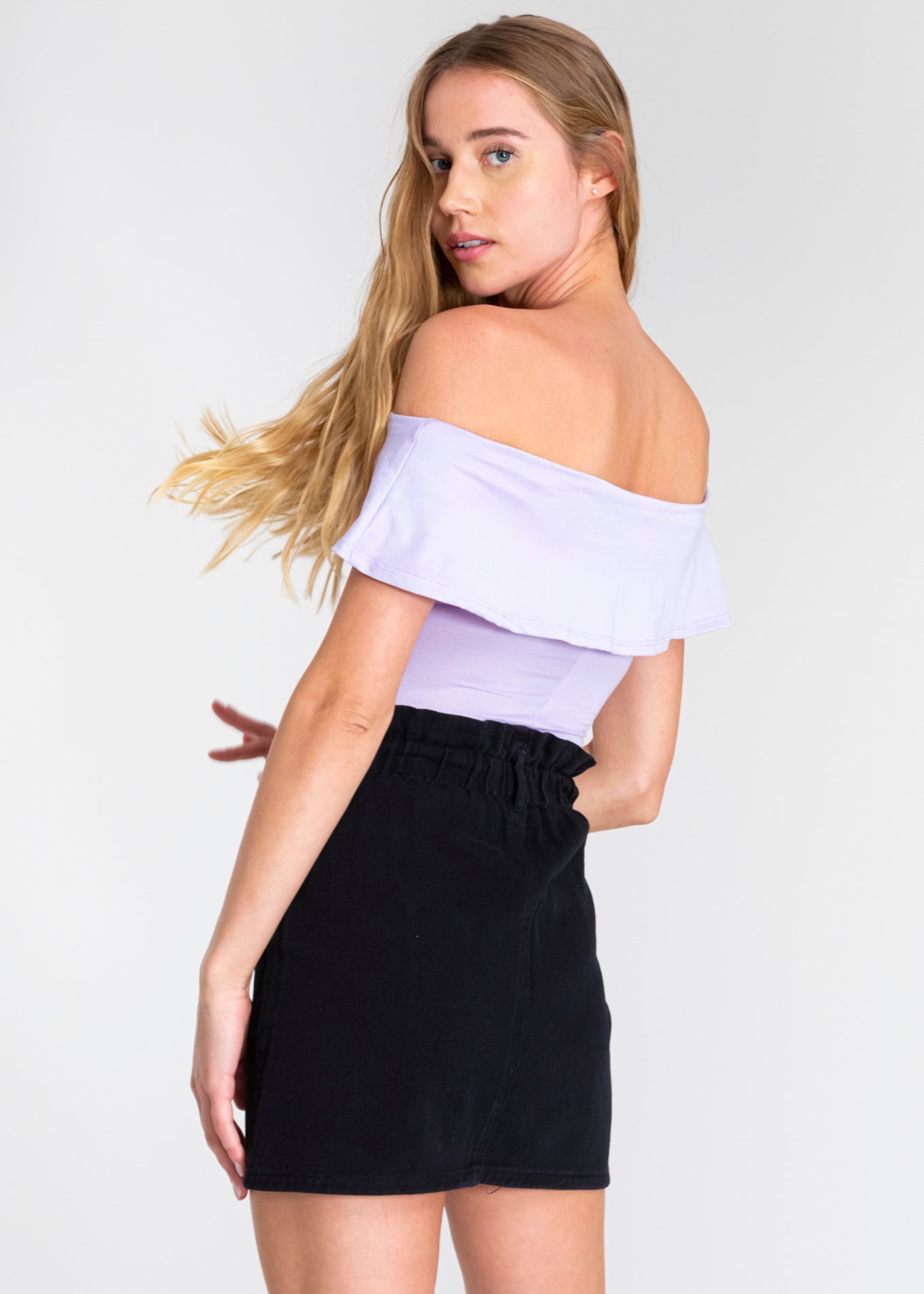 Bodysuit olanes hombro descubierto LILA