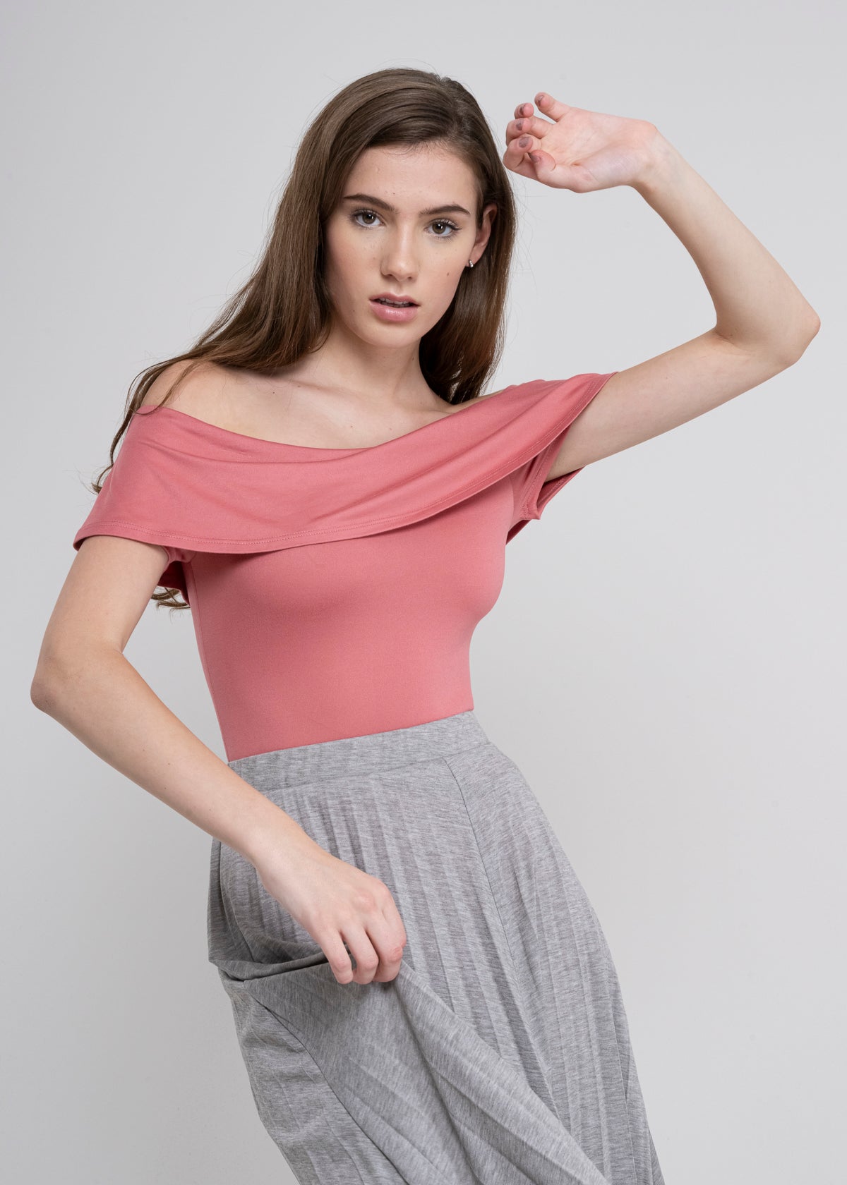 Bodysuit olanes hombro descubierto FIUSHA
