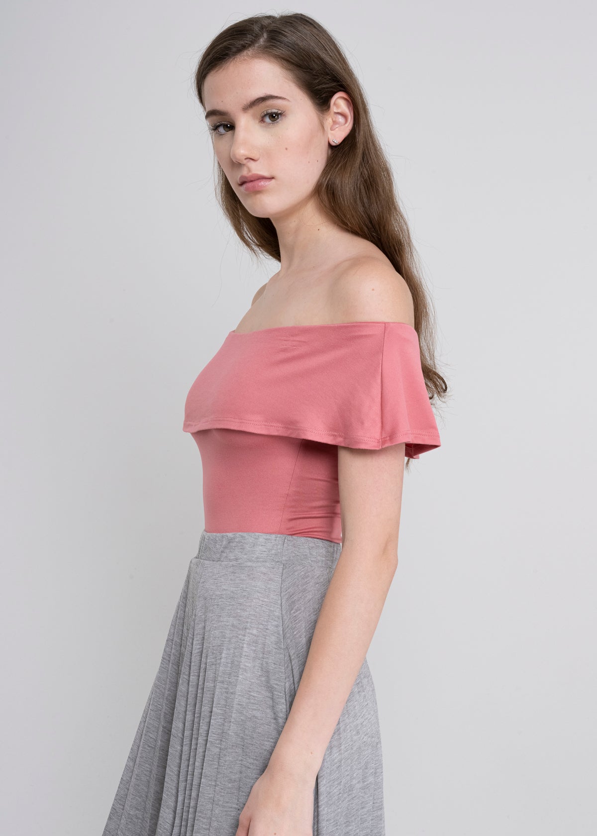 Bodysuit olanes hombro descubierto FIUSHA