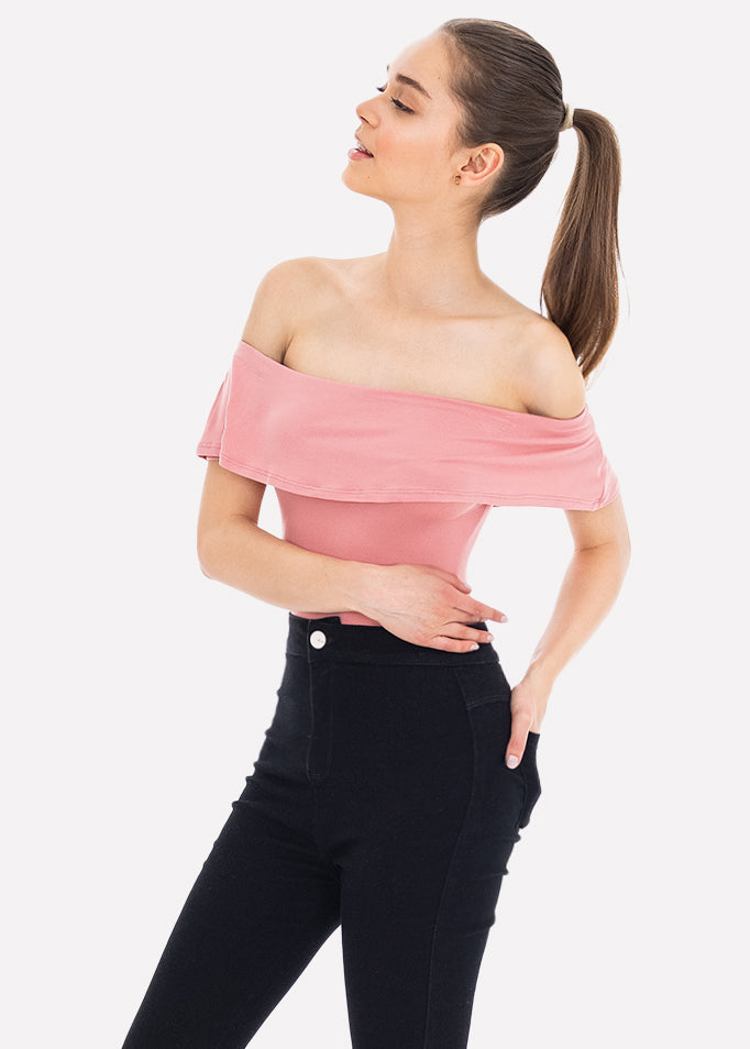 Bodysuit olanes hombro descubierto BLUSH