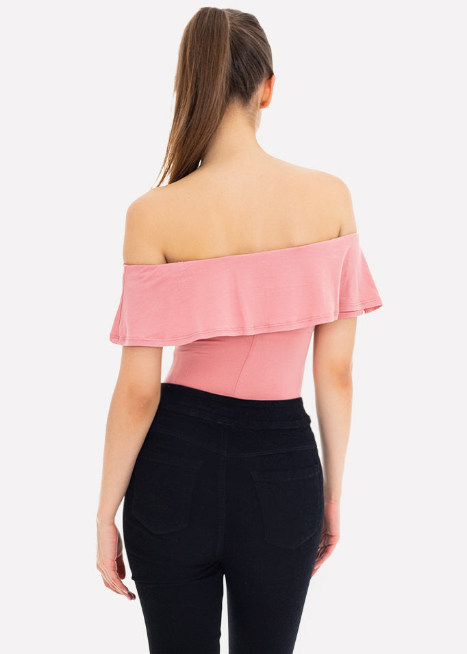 Bodysuit olanes hombro descubierto BLUSH