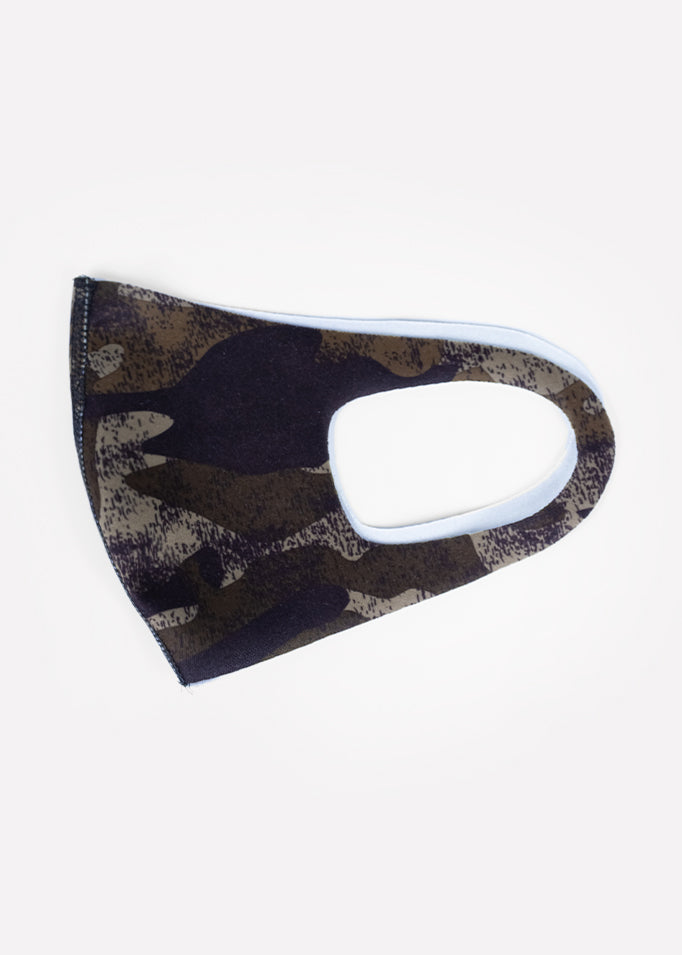 Cubreboca tela camuflaje OLIVO