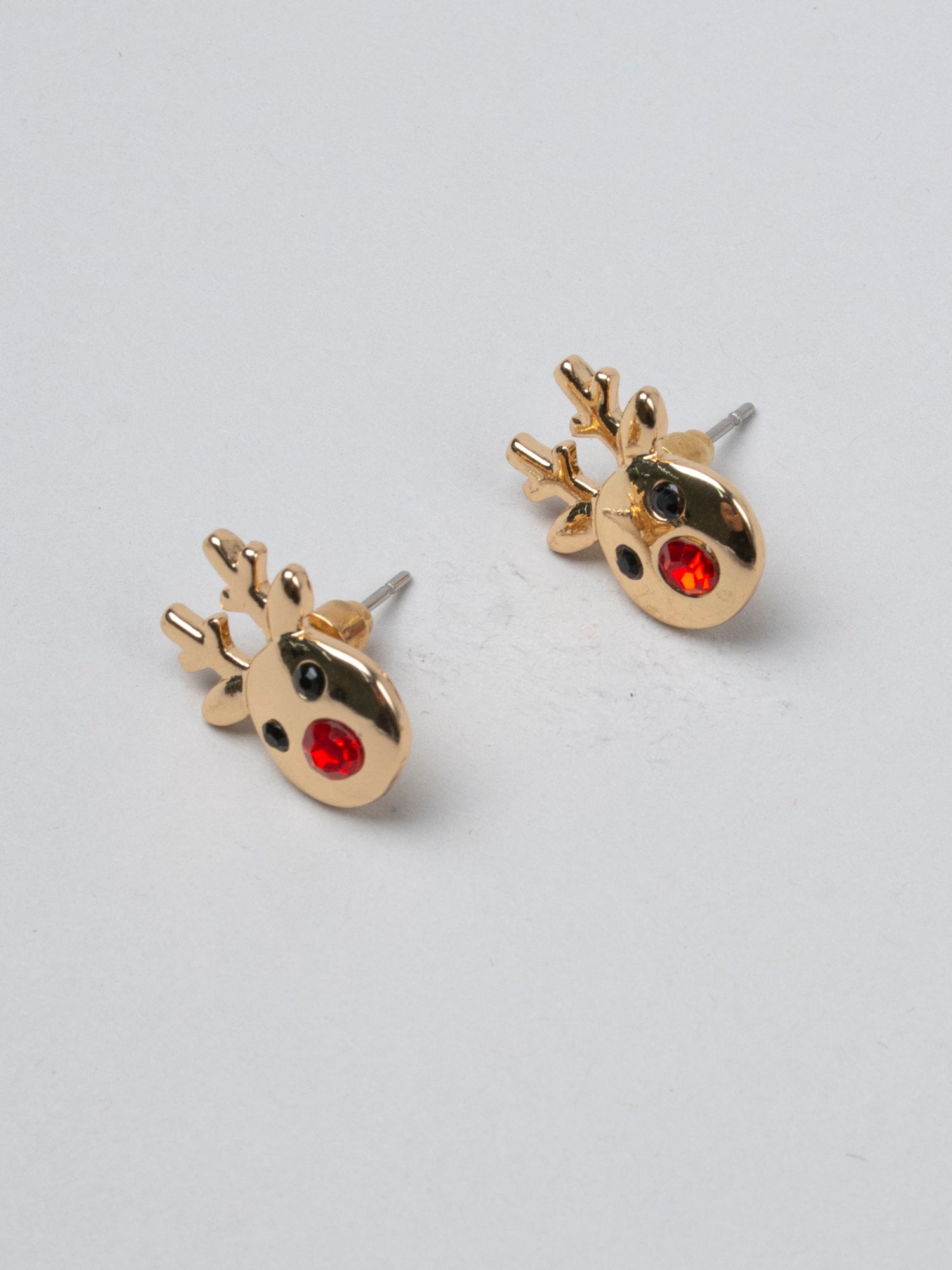 Aretes reno brillos ORO