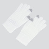 Guantes tejido waffle bicolor