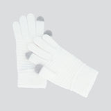 Guantes tejido waffle bicolor