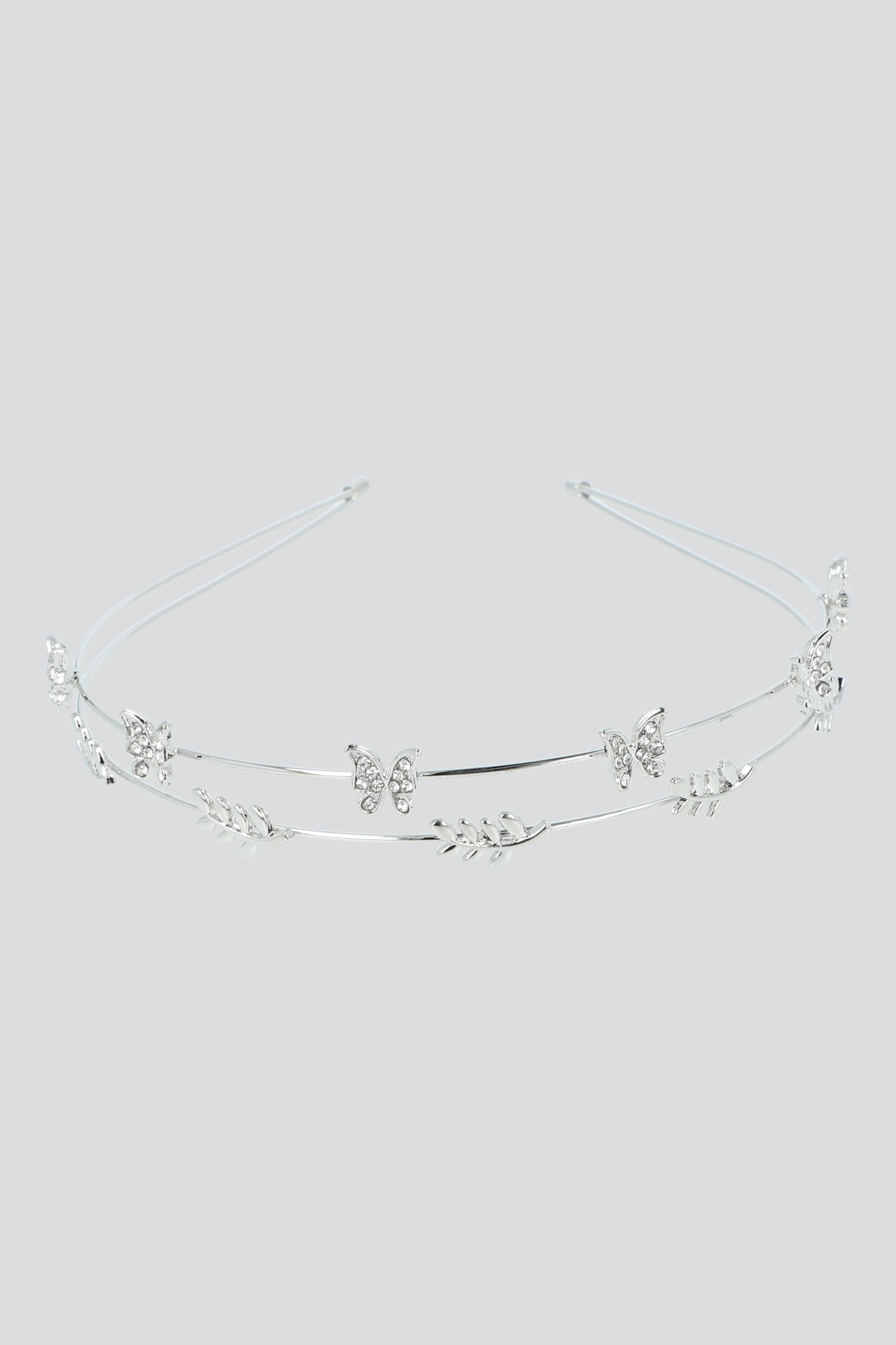 Diadema doble mariposas