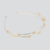 Diadema doble mariposas