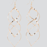 Aretes colgantes twist