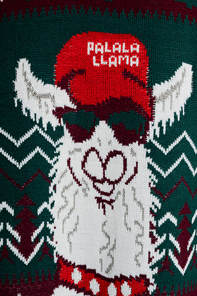 Suéter Llama Navidad VINO COMBO