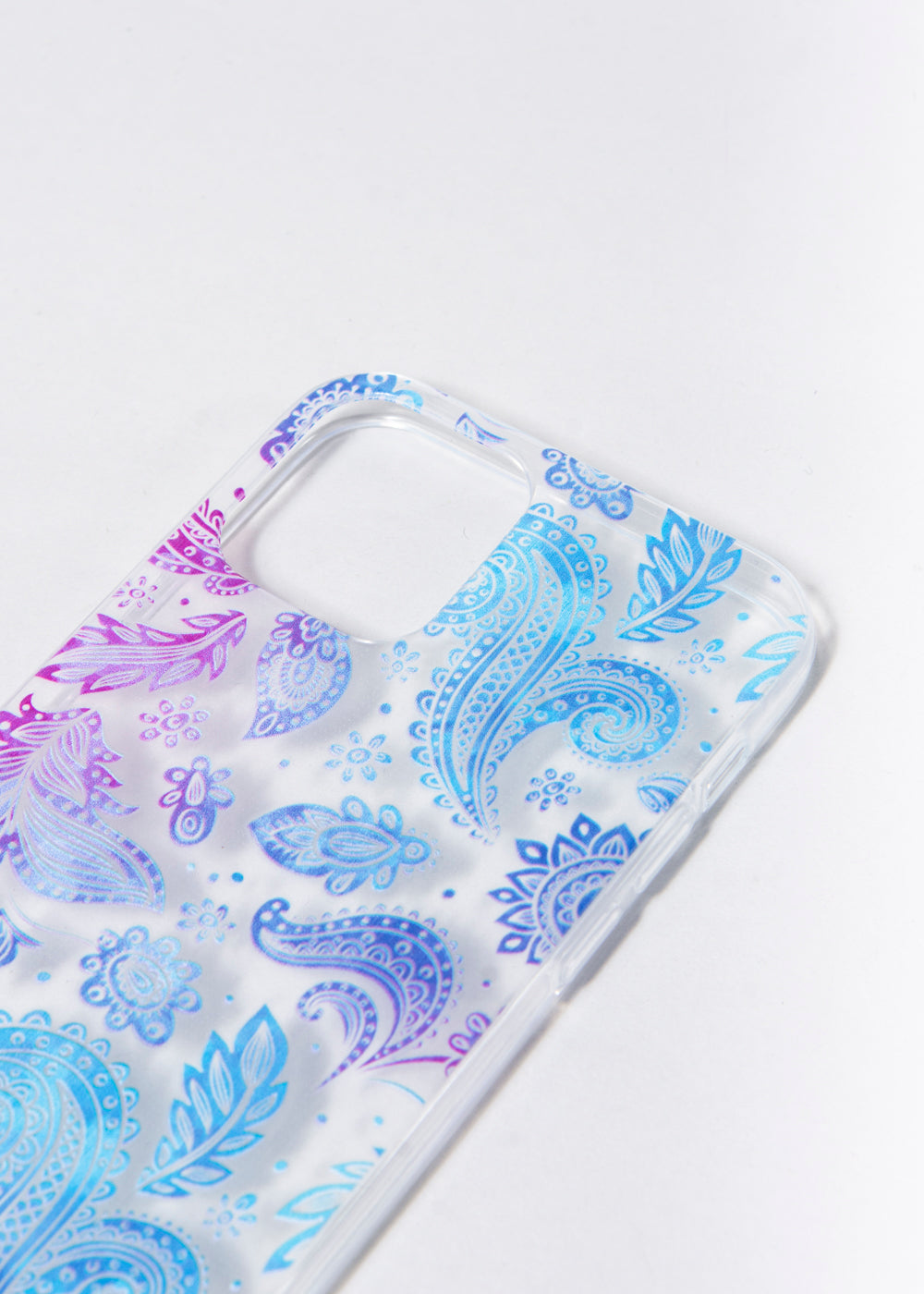 Funda Cel I12 Paisley AZUL