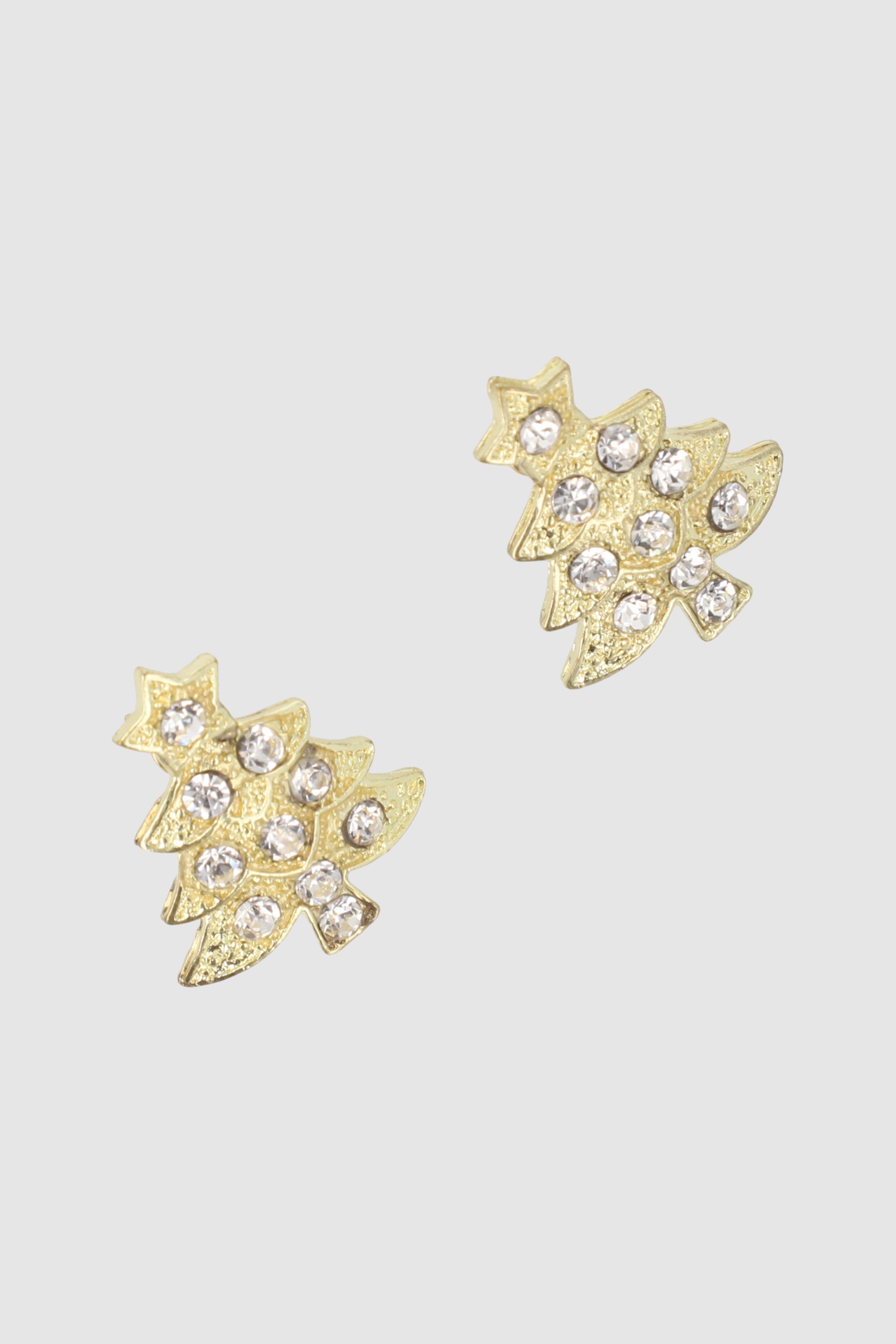 1Pr Aretes Arbol Navidad ORO
