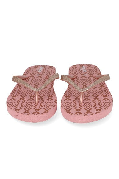 Flip flop rombos tribal ORO ROSA