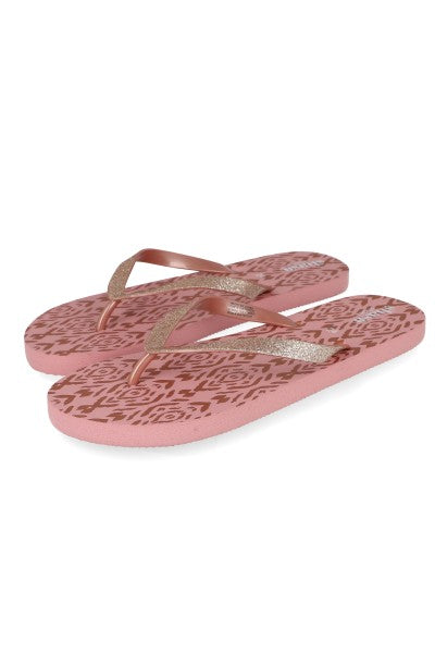 Flip flop rombos tribal ORO ROSA