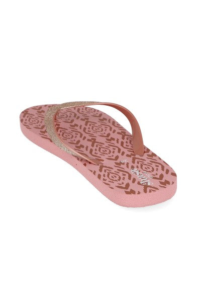 Flip flop rombos tribal ORO ROSA