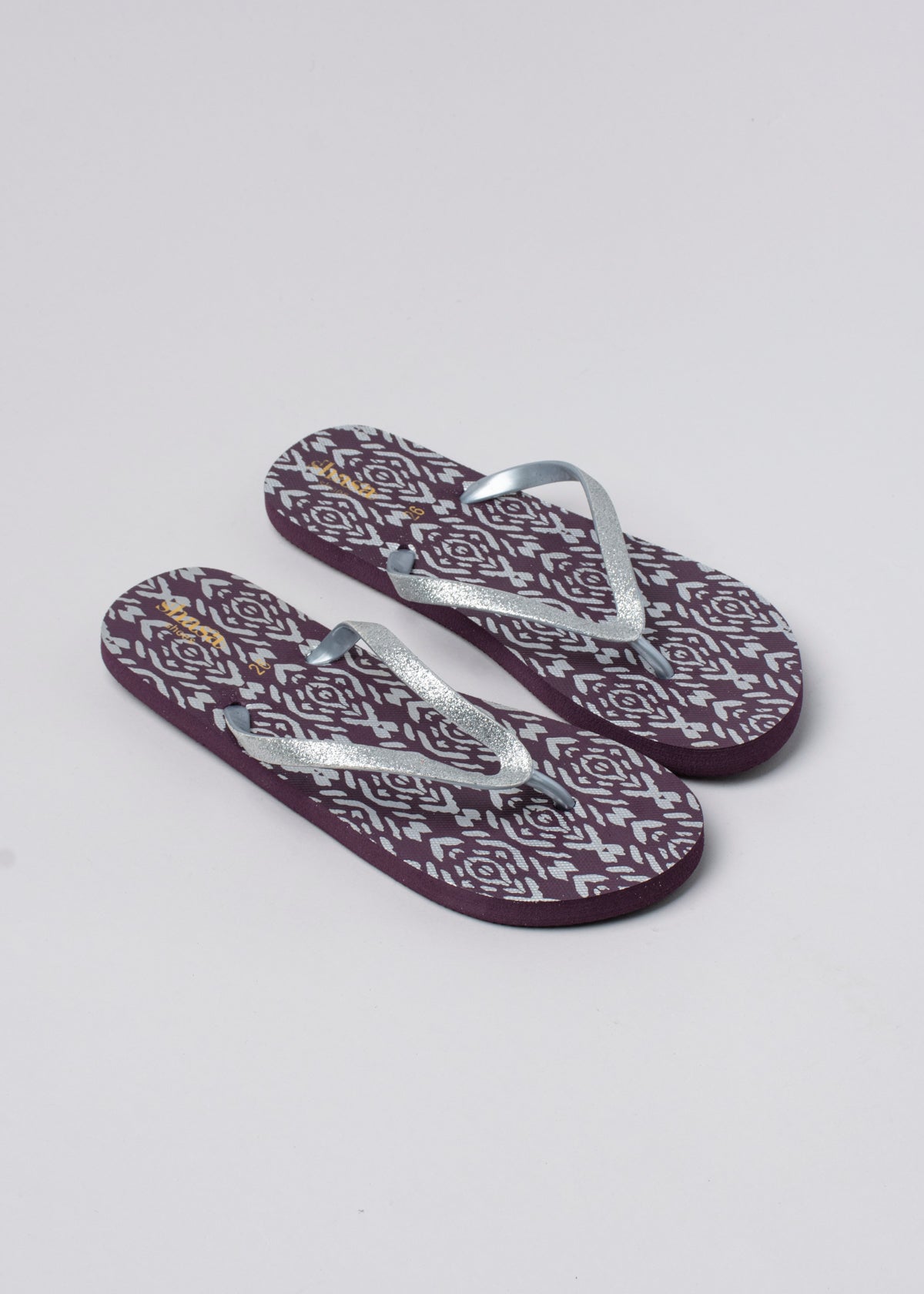 Flip flop rombos tribal VINO