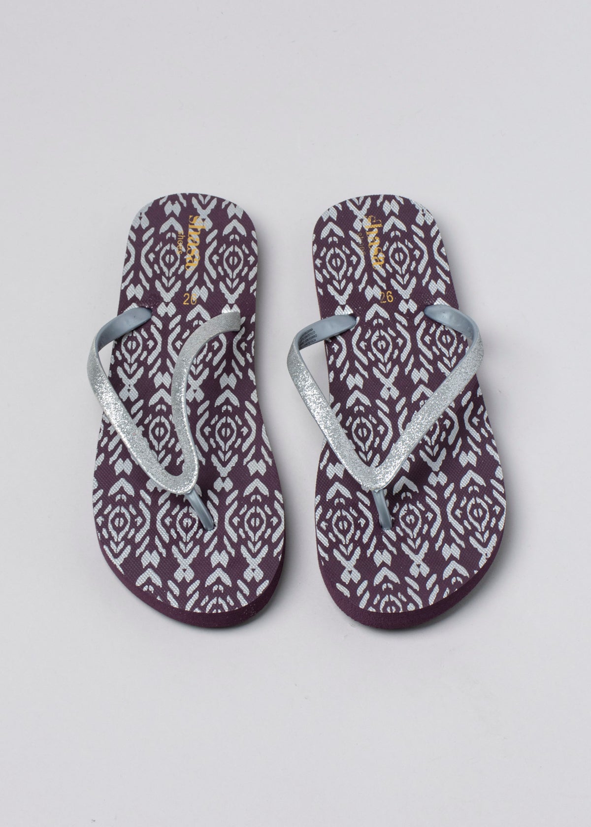 Flip flop rombos tribal VINO