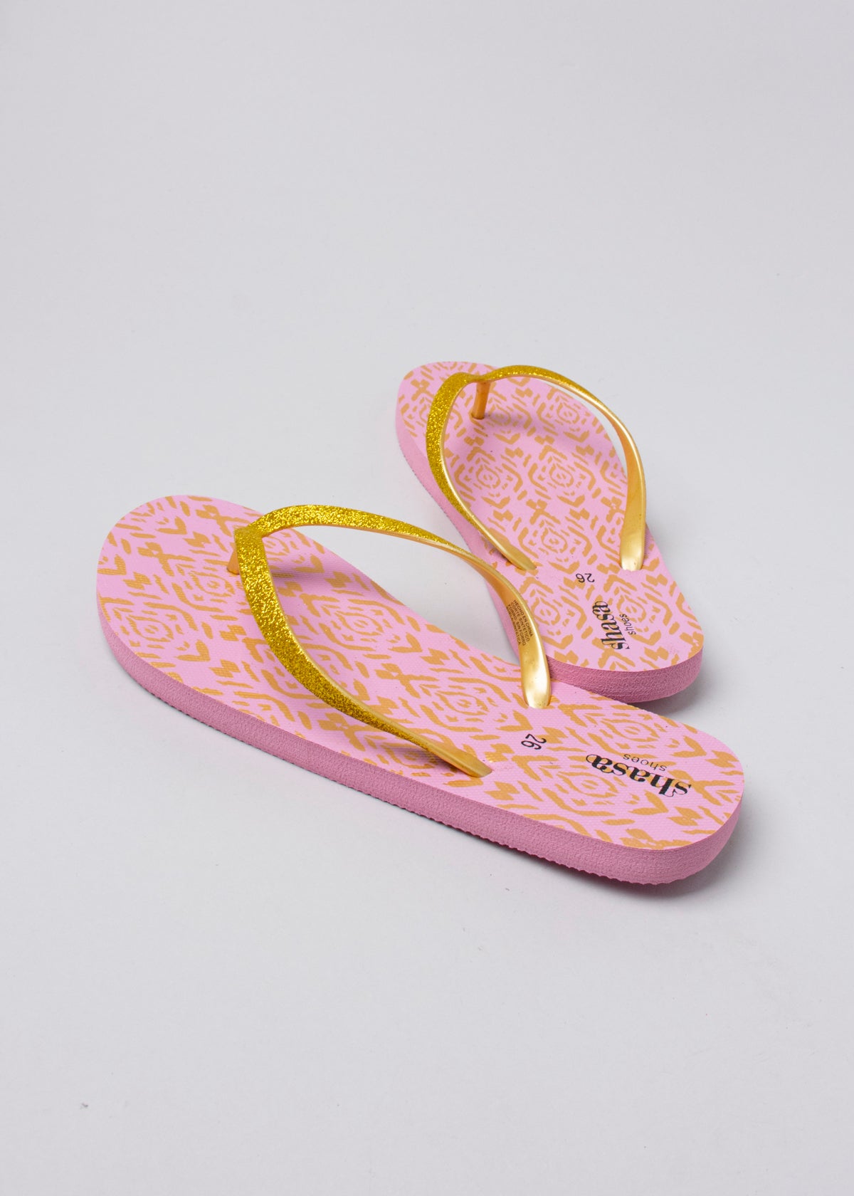 Flip flop rombos tribal ROSA