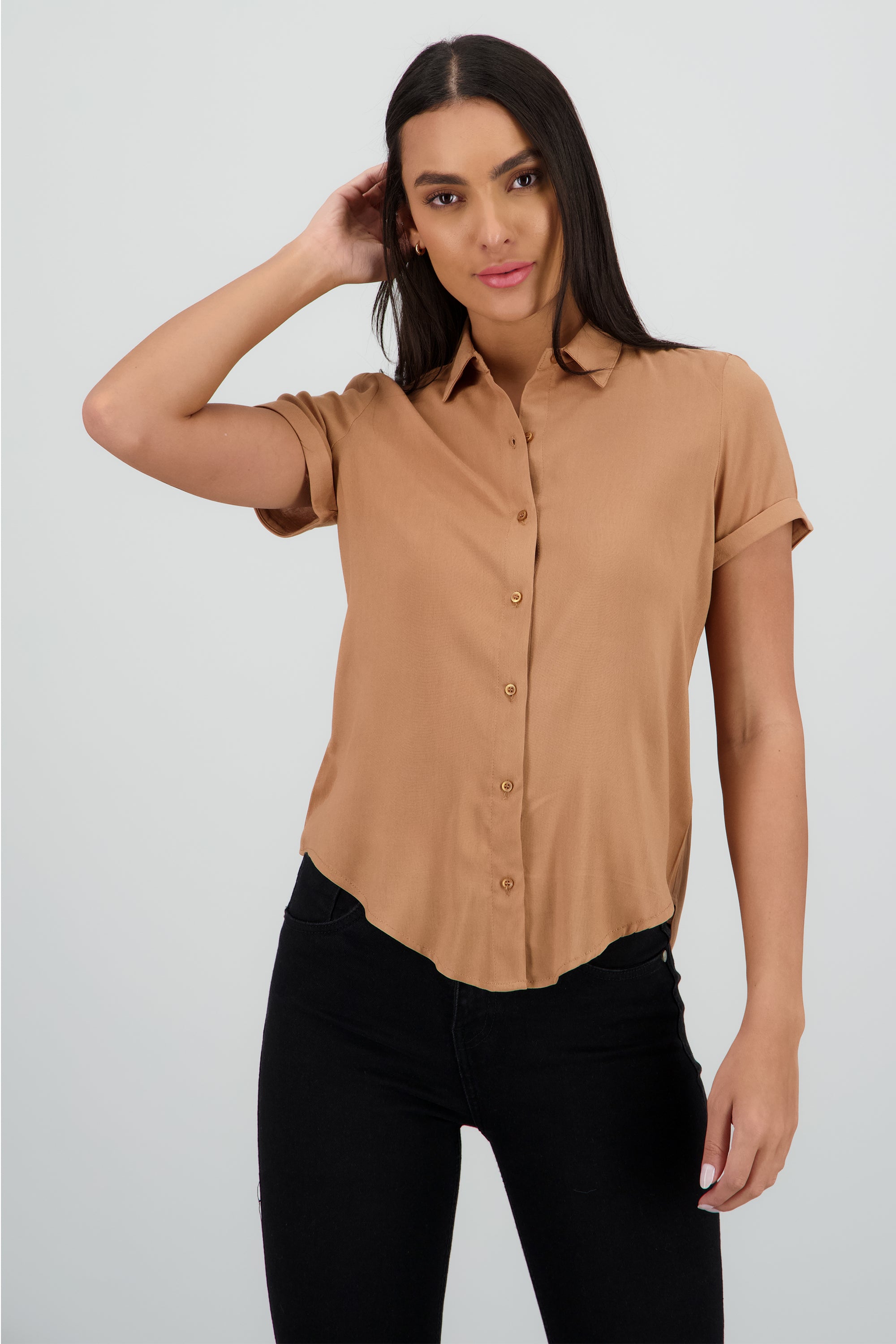 Camisa Manga Corta KHAKI