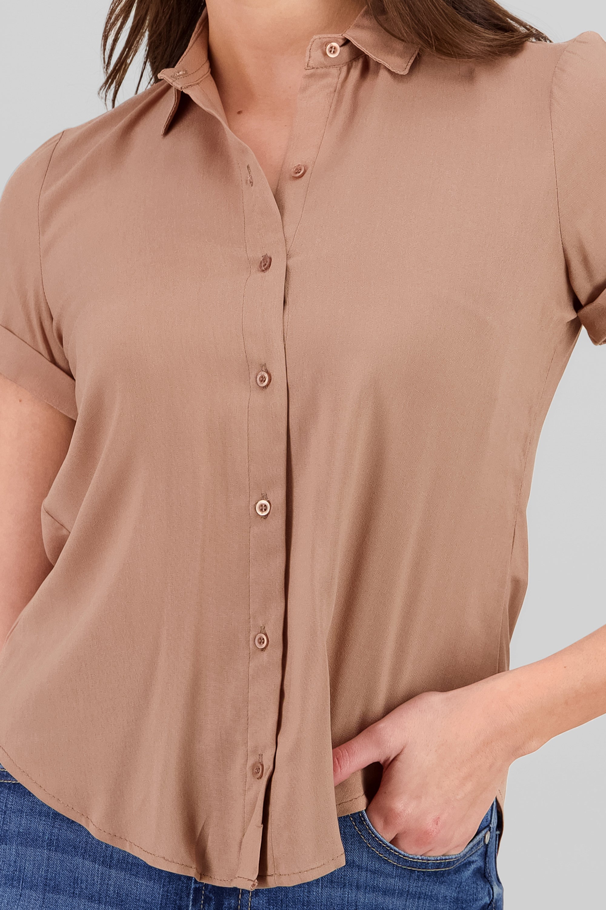 Camisa Manga Corta KHAKI