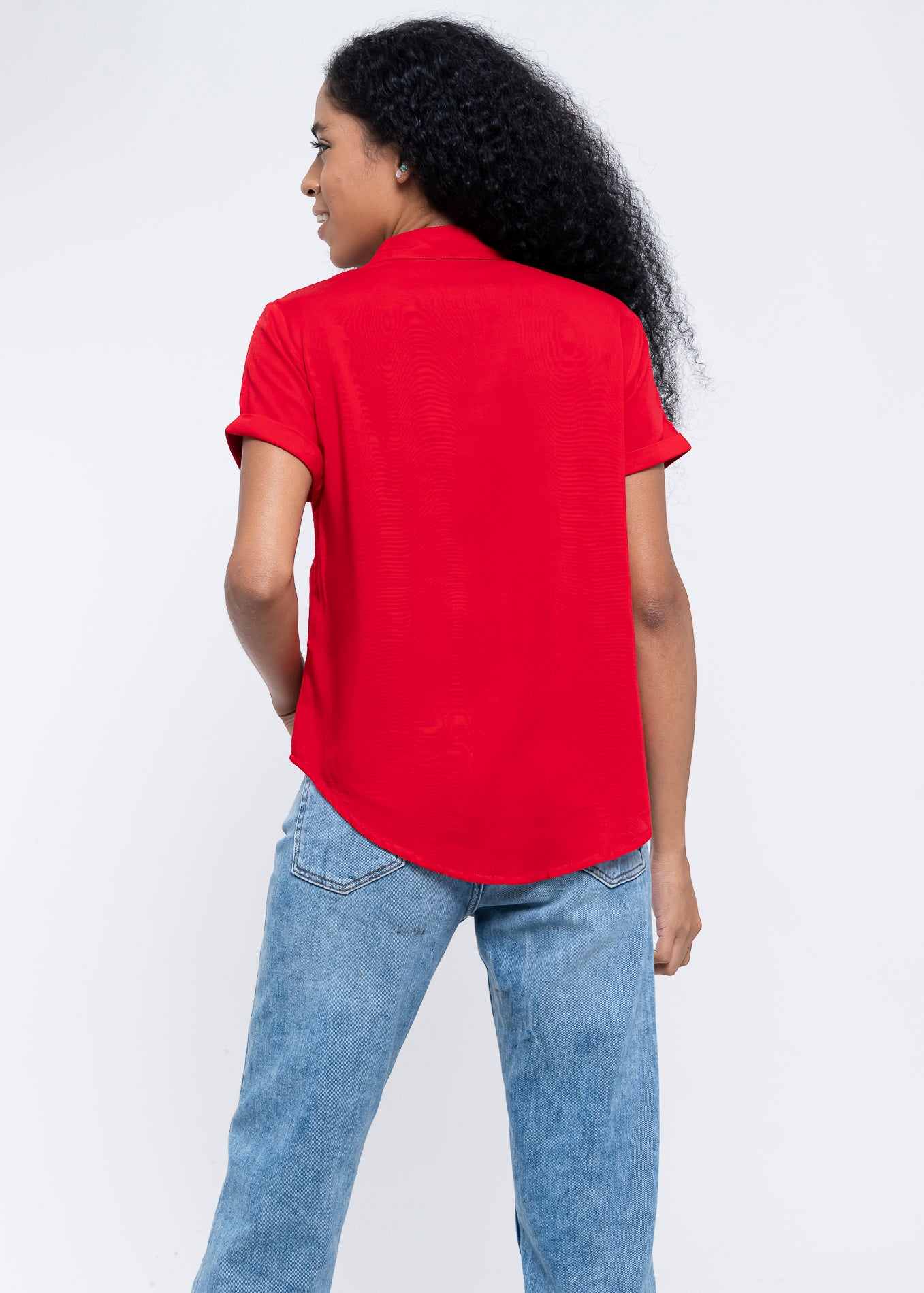Camisa Manga Corta ROJO