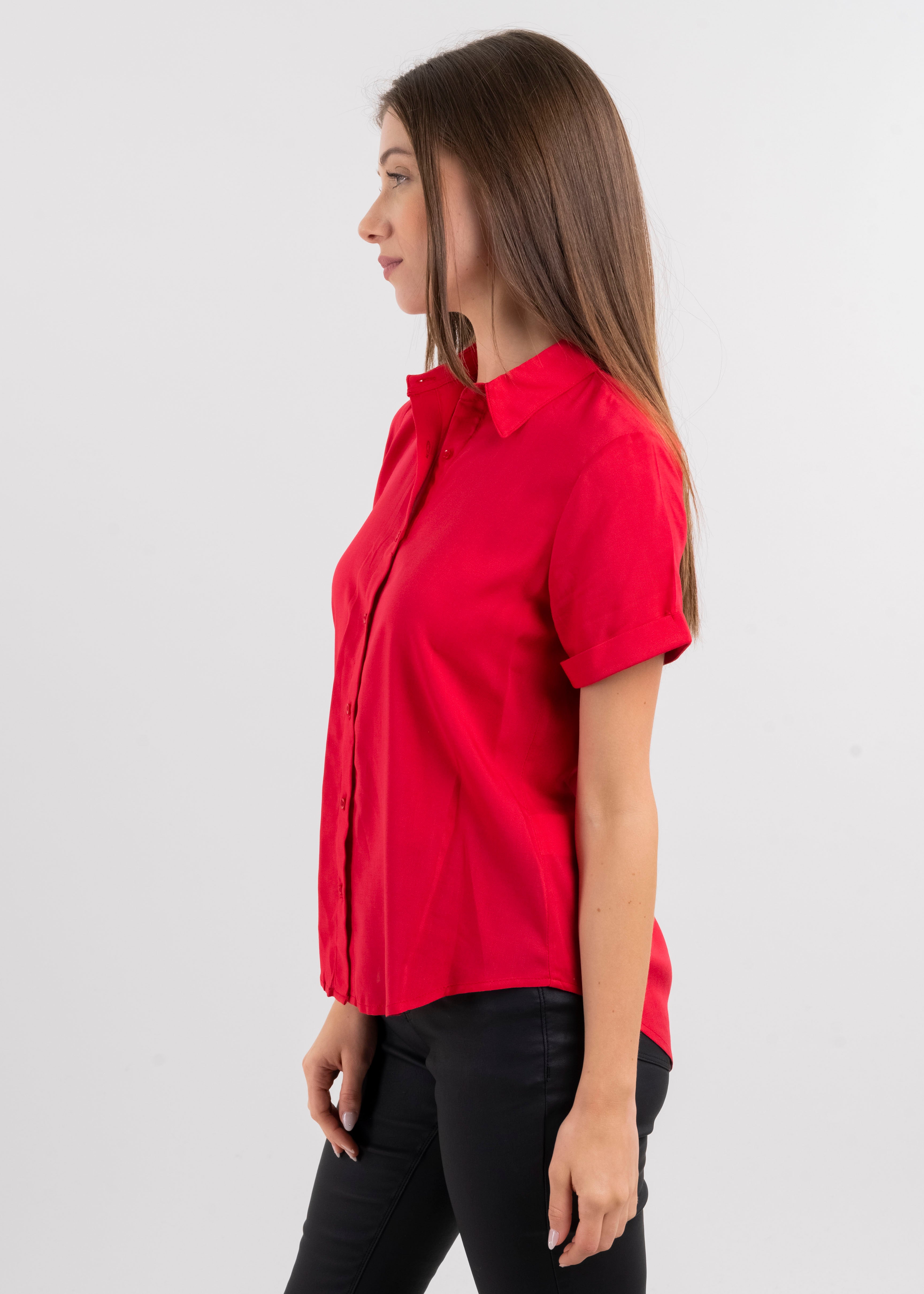 Camisa Manga Corta ROJO