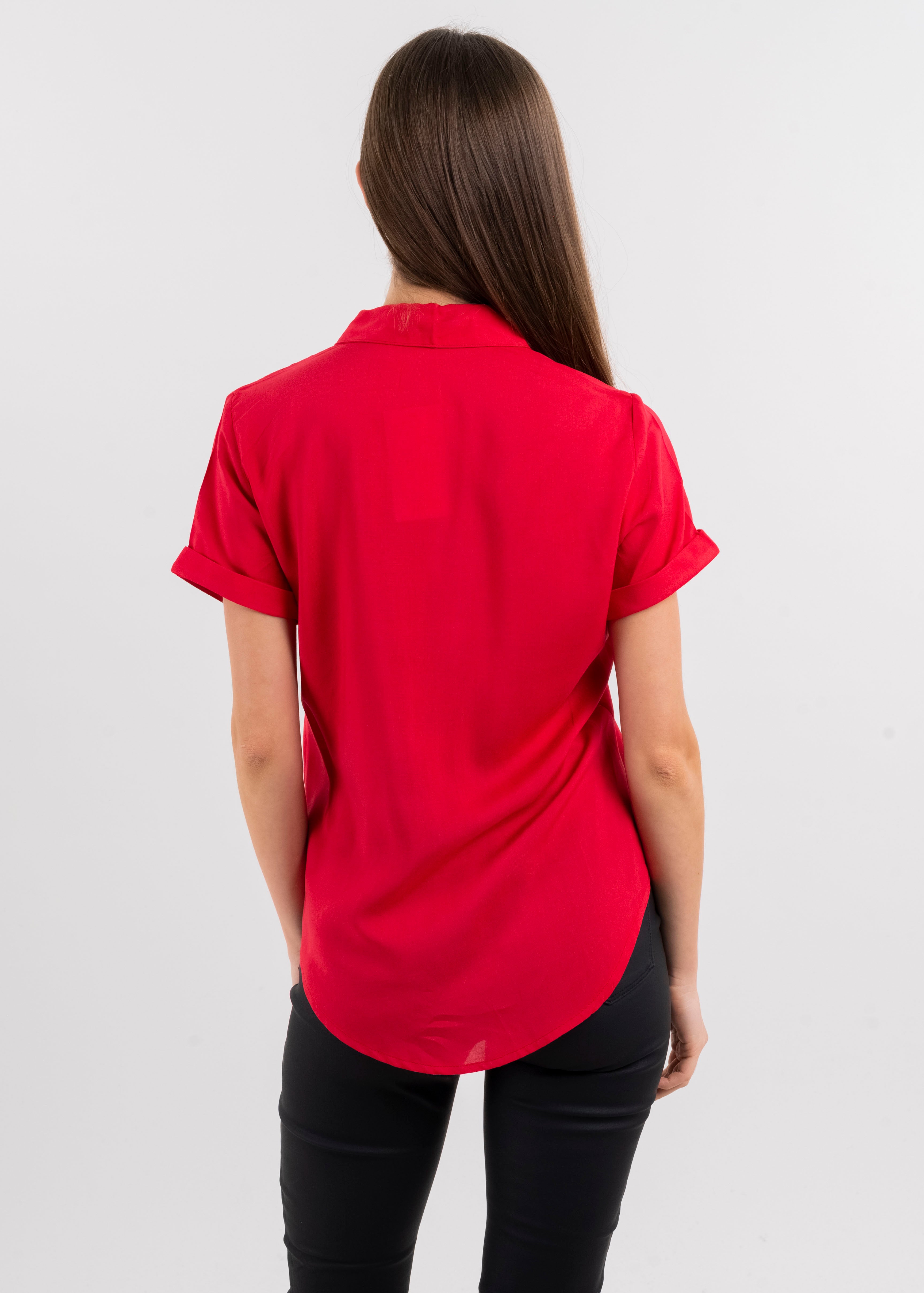 Camisa Manga Corta ROJO