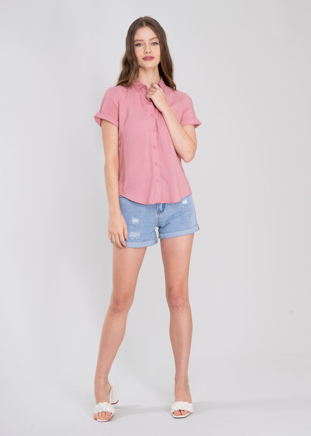 Camisa Manga Corta PALO DE ROSA