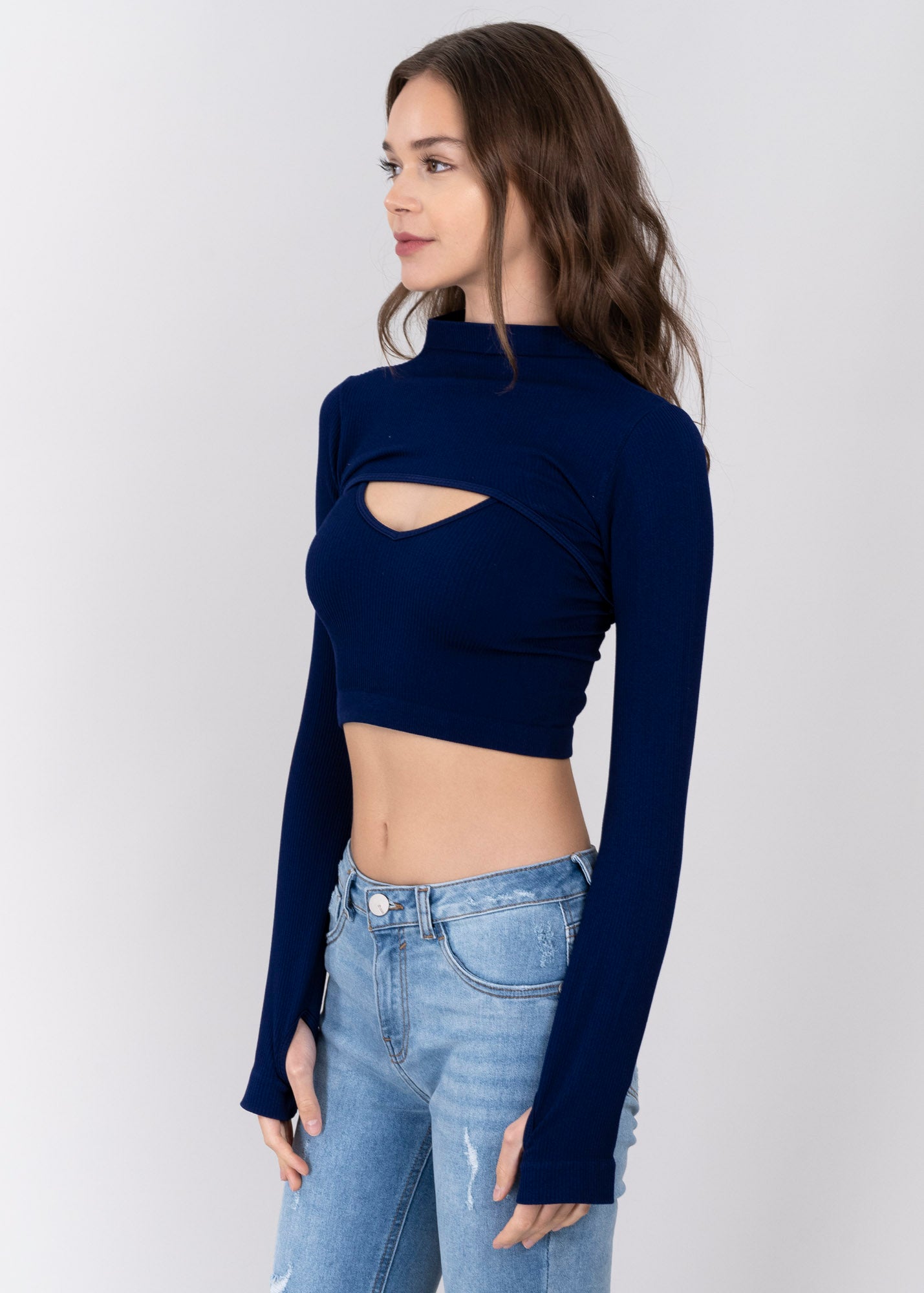 Top Seamless Irregular MARINO